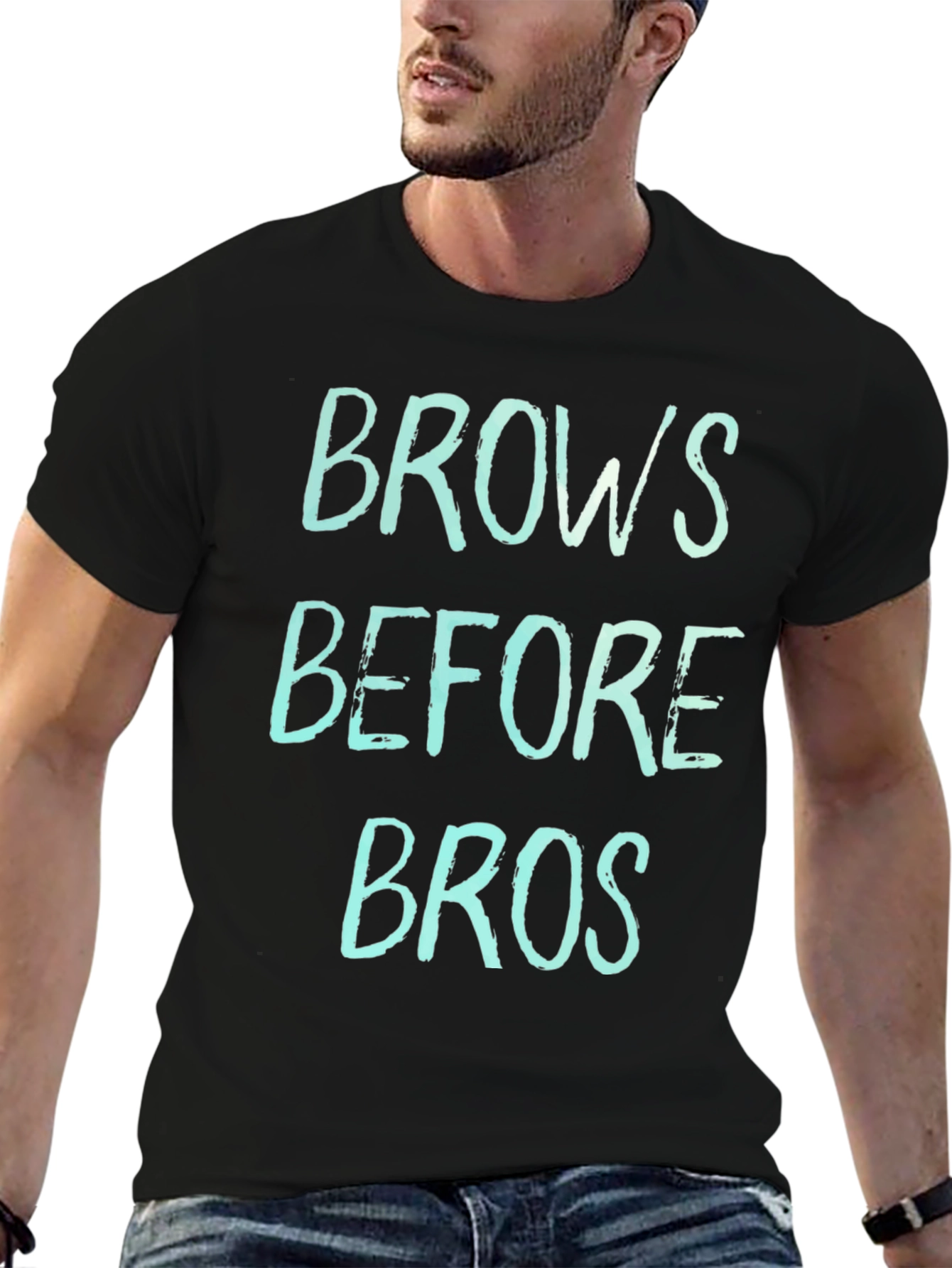 Brows Before Bros Graphic Tee