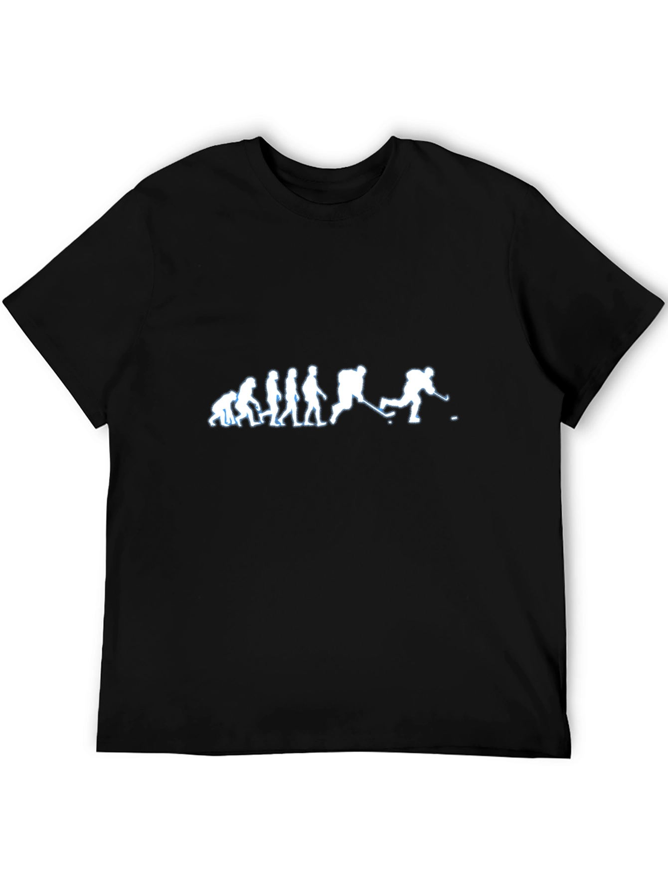 Hockey Evolution Graphic T-Shirt - Black