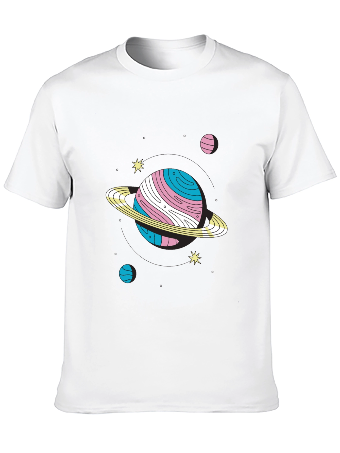 Trans Pride Planet Graphic T-Shirt