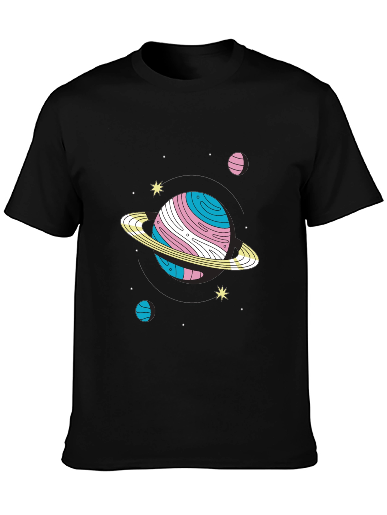 Trans Pride Planet Graphic T-Shirt