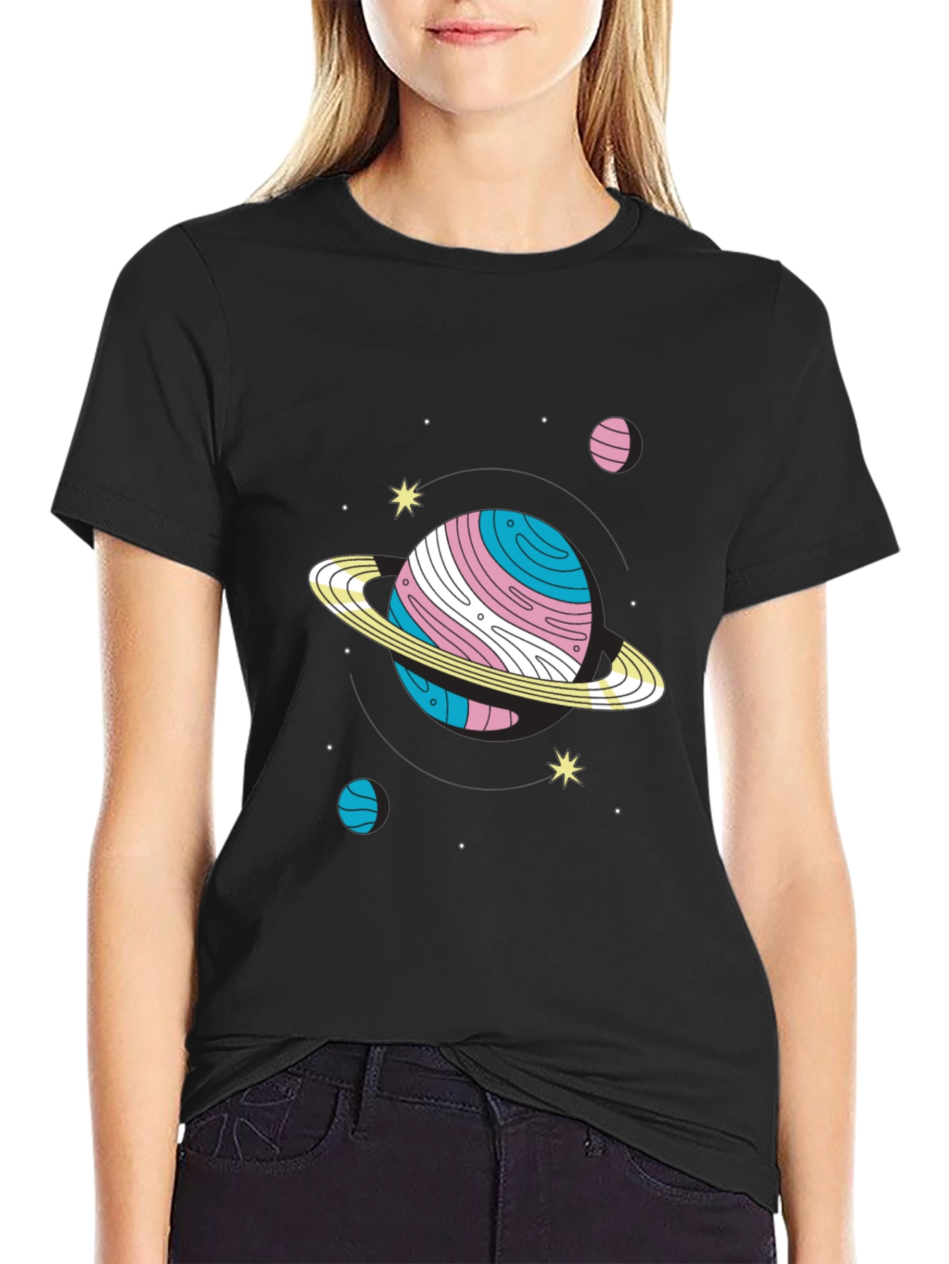 Trans Pride Planet Graphic T-Shirt