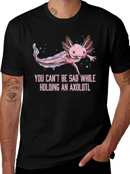 Axolotl Graphic T-Shirt - Cant Be Sad!