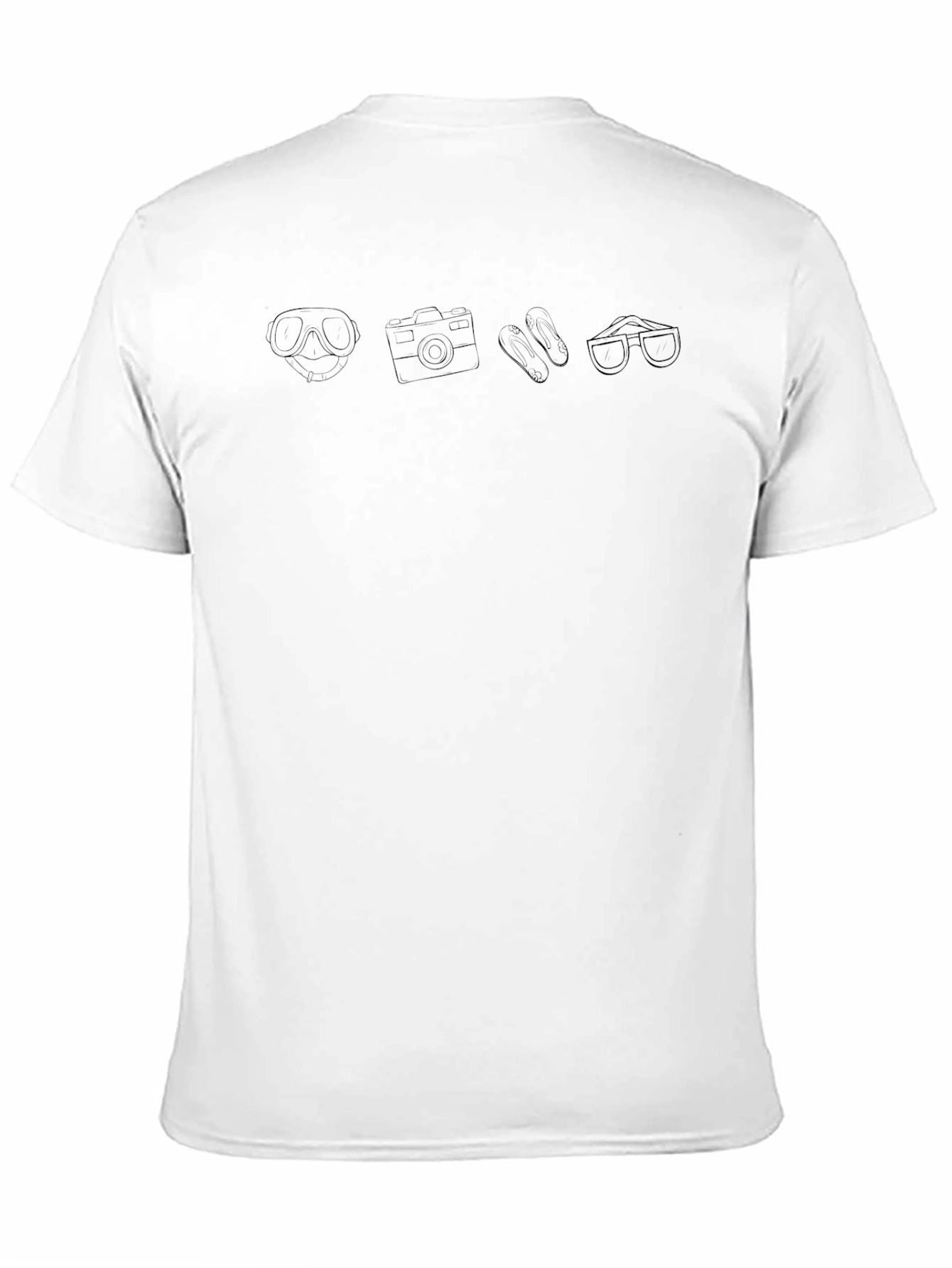 Mens Black T-Shirt - Vacation Mode