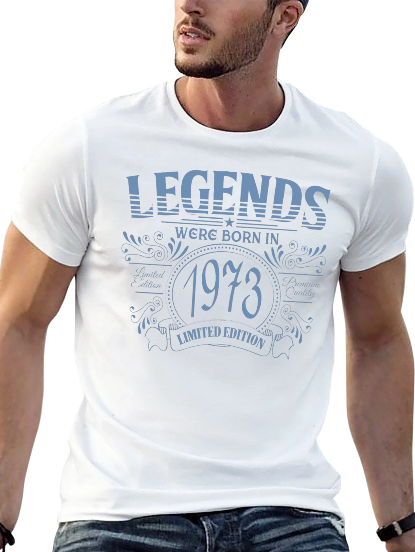 Legends Born in 1973 Limited Edition Black T-Shirt