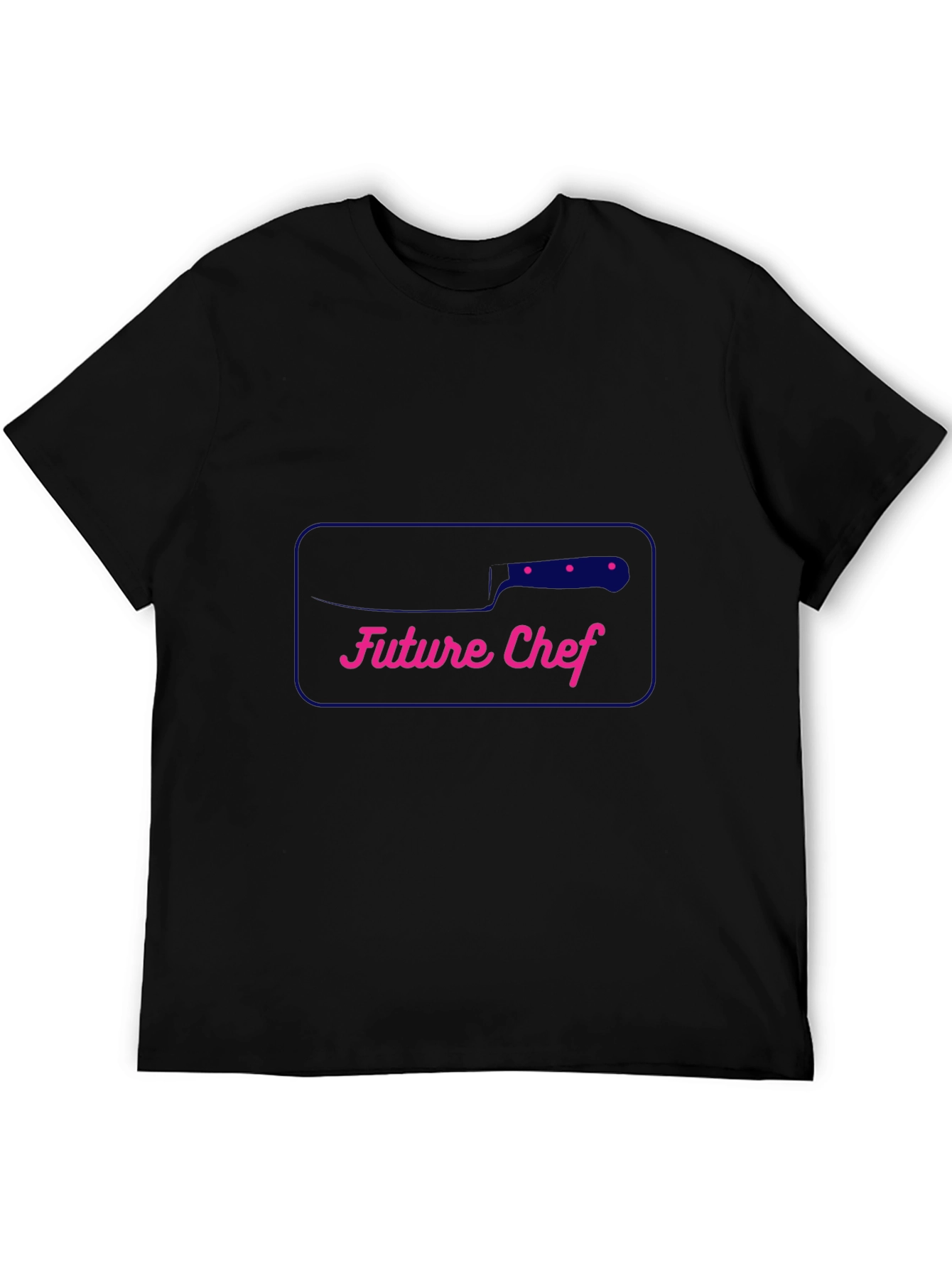 Future Chef Black T-Shirt - Culinary Aspirations