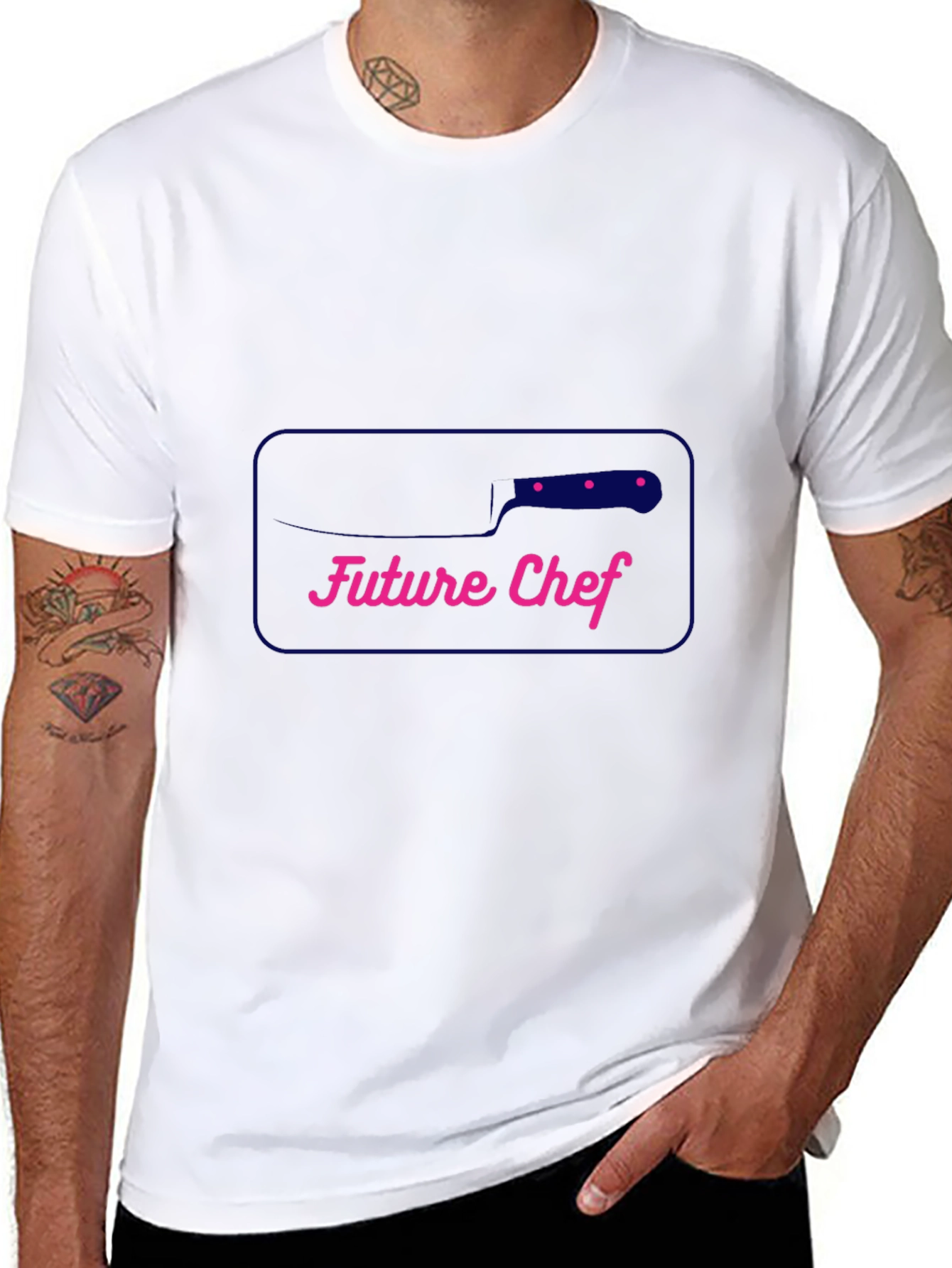 Future Chef Black T-Shirt - Culinary Aspirations