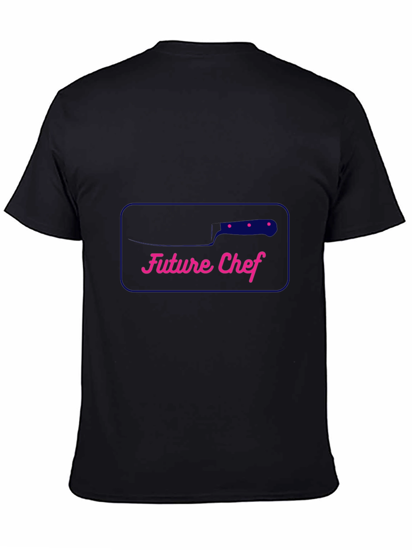 Future Chef Black T-Shirt - Culinary Aspirations