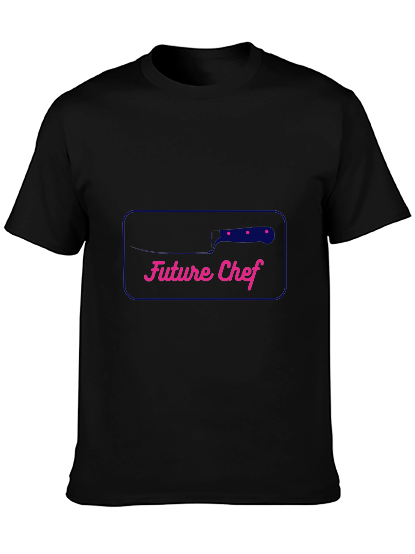 Future Chef Black T-Shirt - Culinary Aspirations