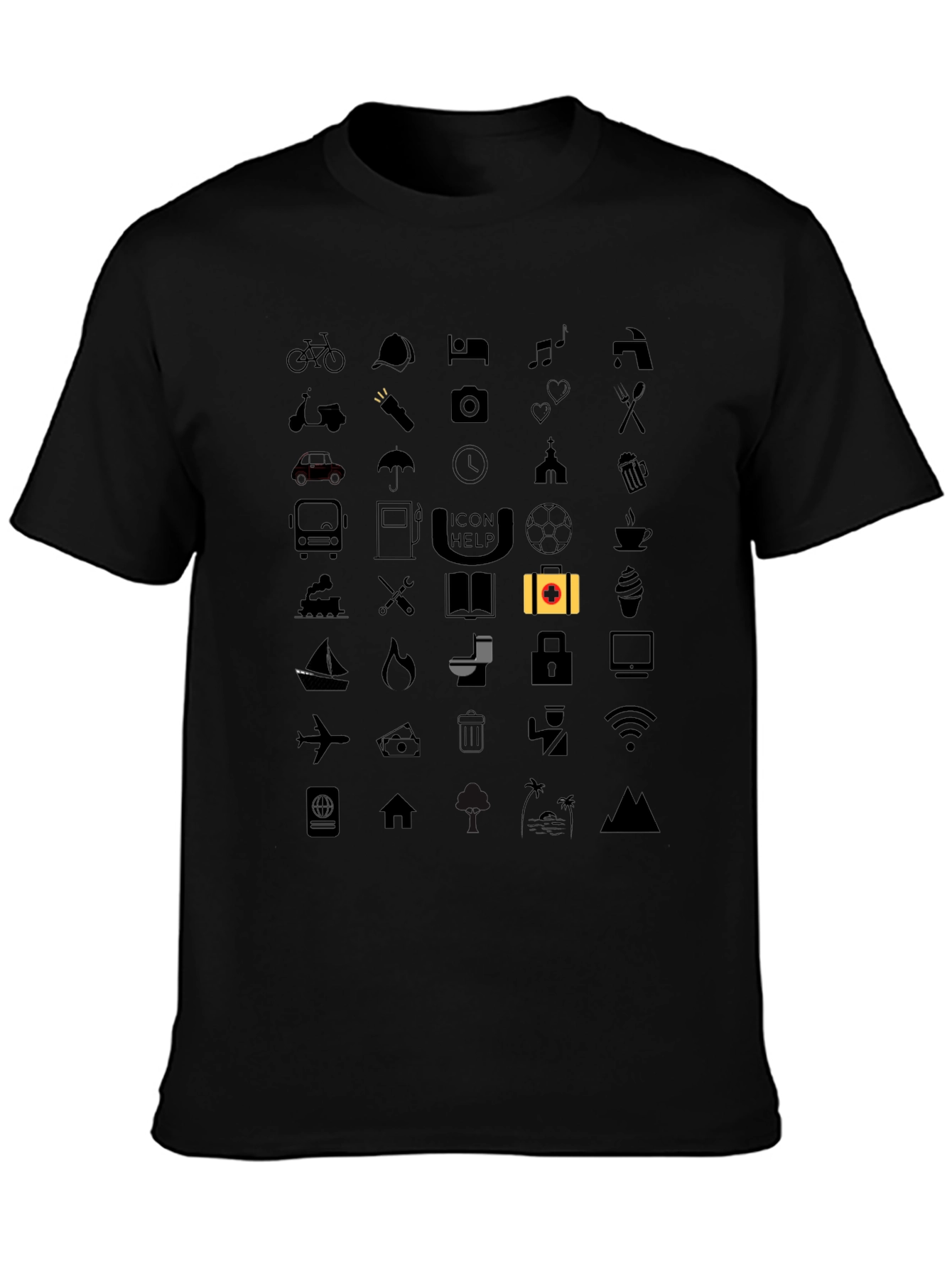 Icon Help T-Shirt - Soft Cotton Tee