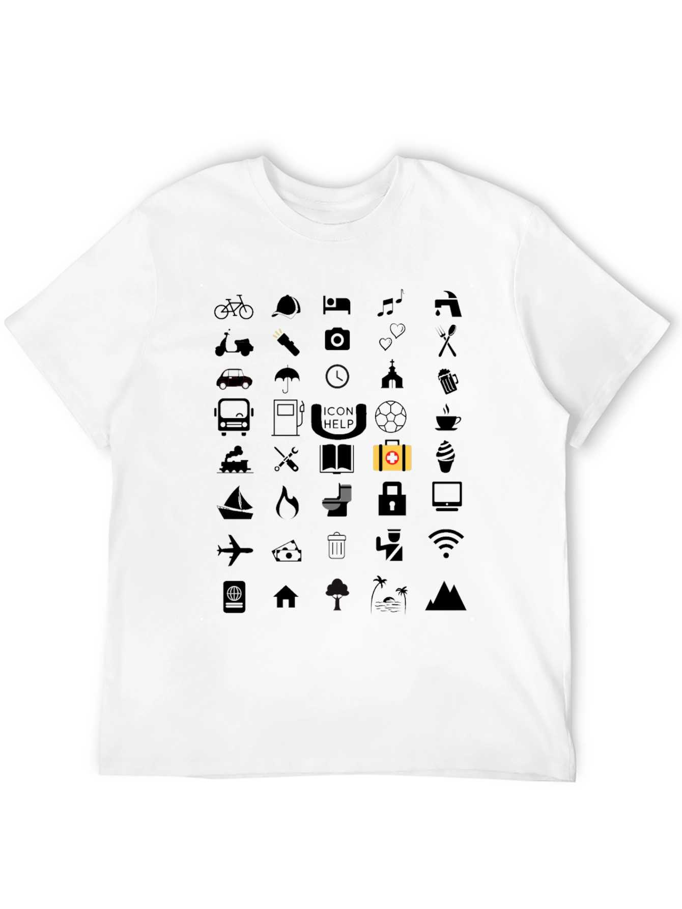 Icon Help T-Shirt - Soft Cotton Tee