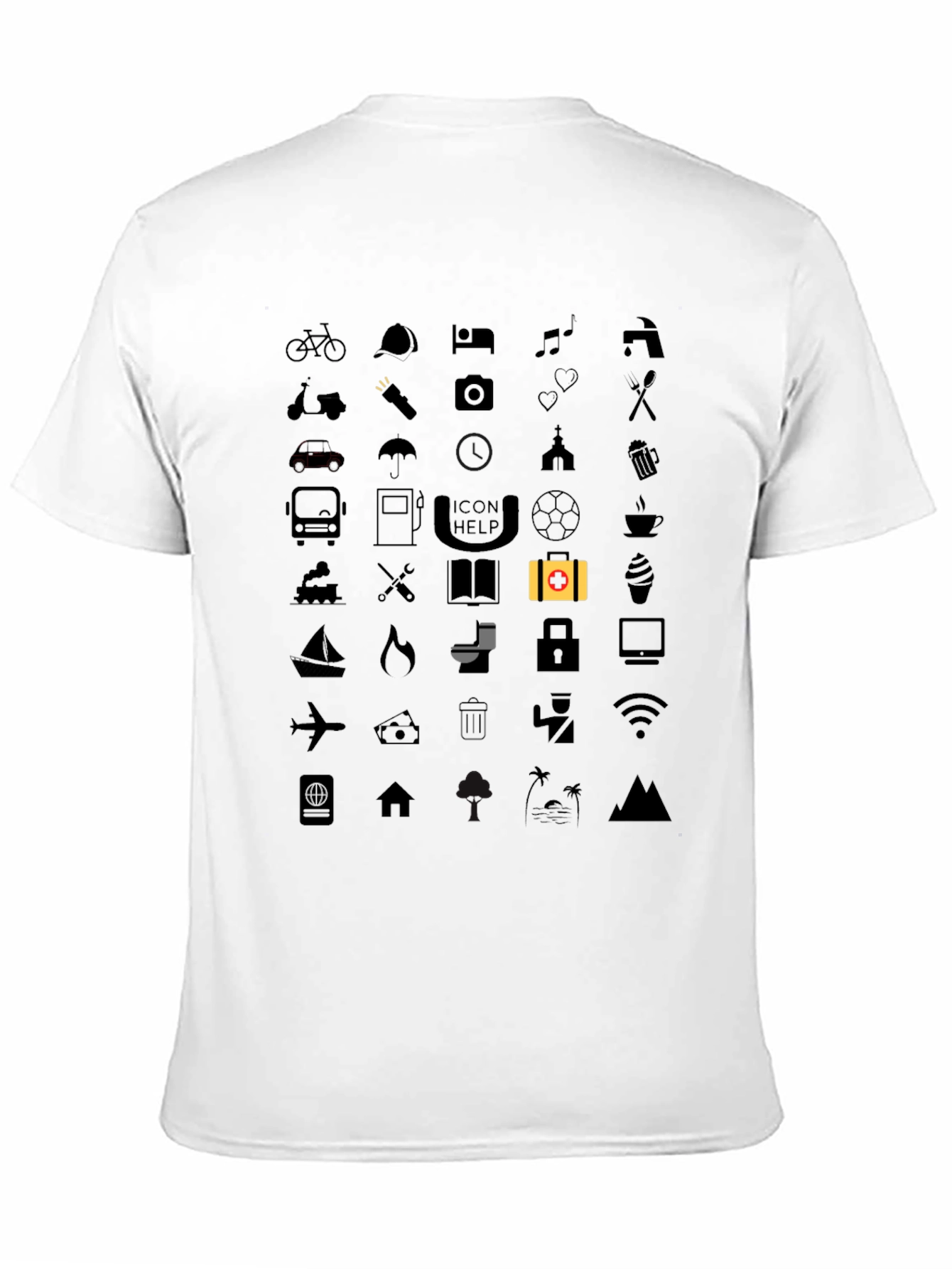 Icon Help T-Shirt - Soft Cotton Tee