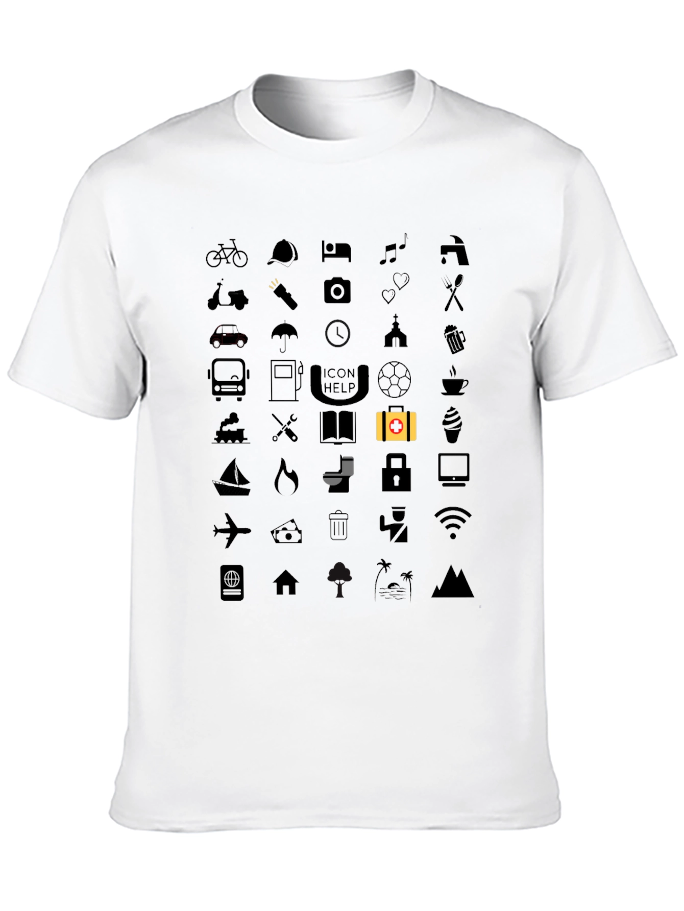 Icon Help T-Shirt - Soft Cotton Tee