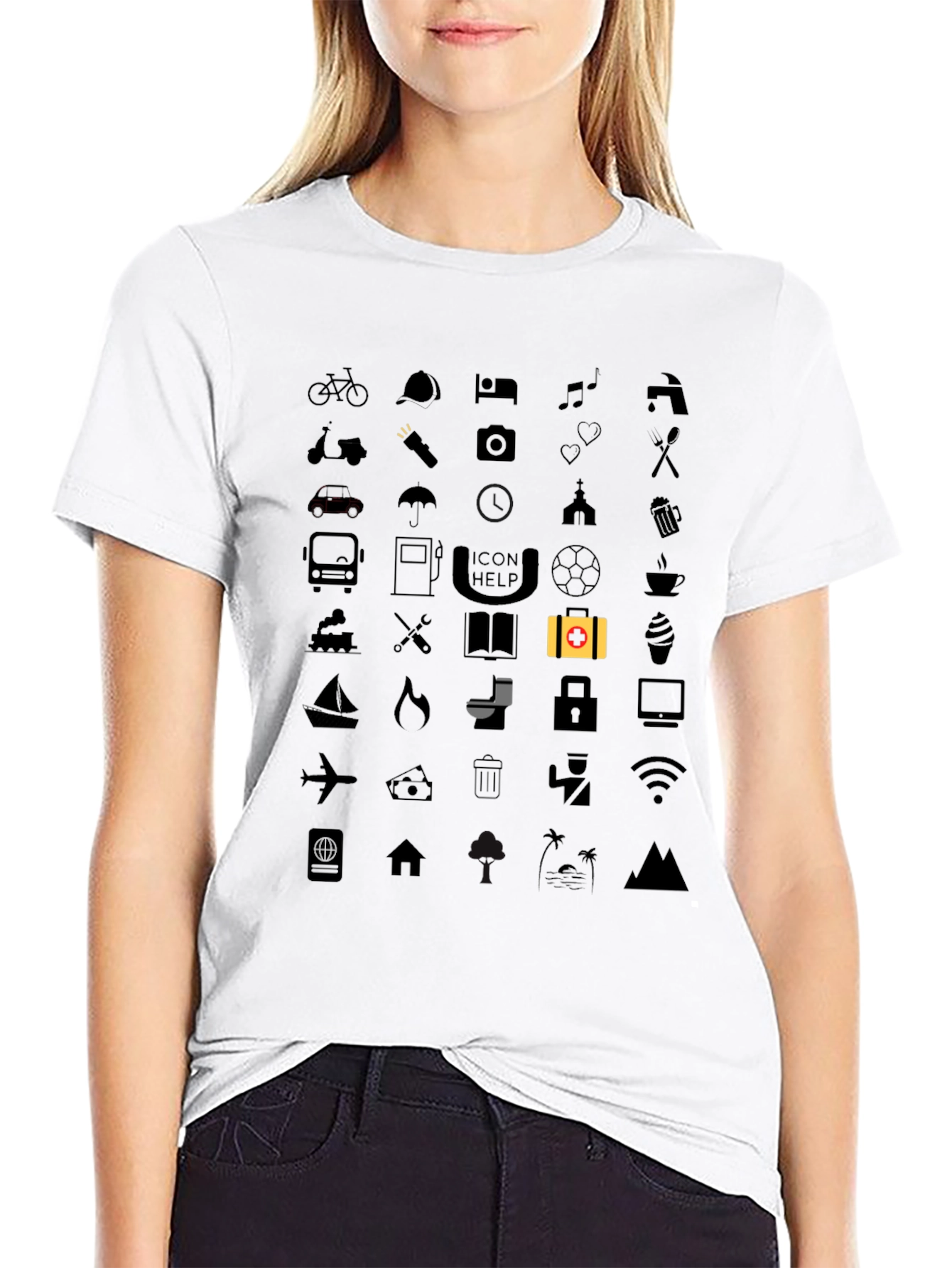 Icon Help T-Shirt - Soft Cotton Tee