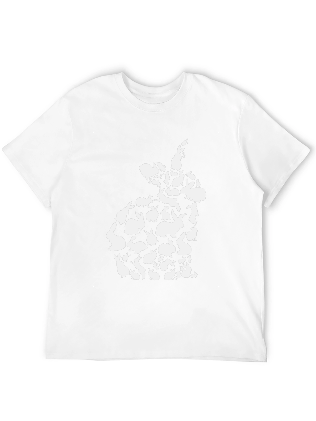 Bunny Silhouette T-Shirt - Easter Rabbit Tee