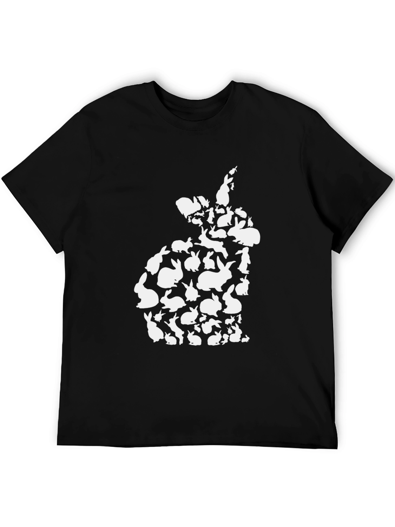 Bunny Silhouette T-Shirt - Easter Rabbit Tee