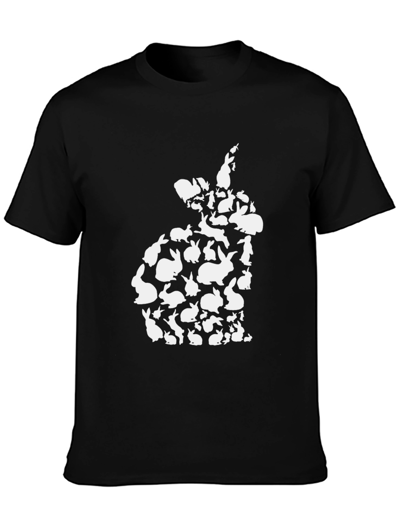 Bunny Silhouette T-Shirt - Easter Rabbit Tee