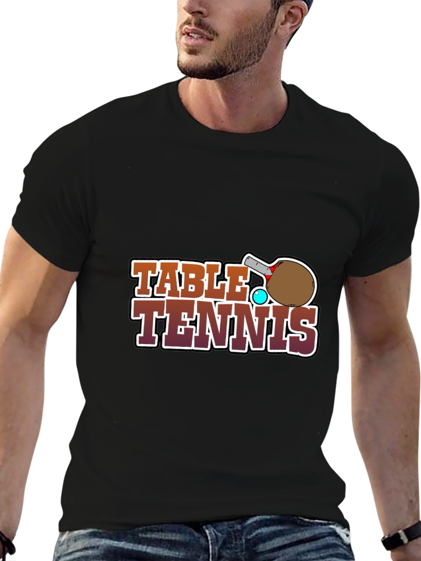 Table Tennis T-Shirt - Playful Design
