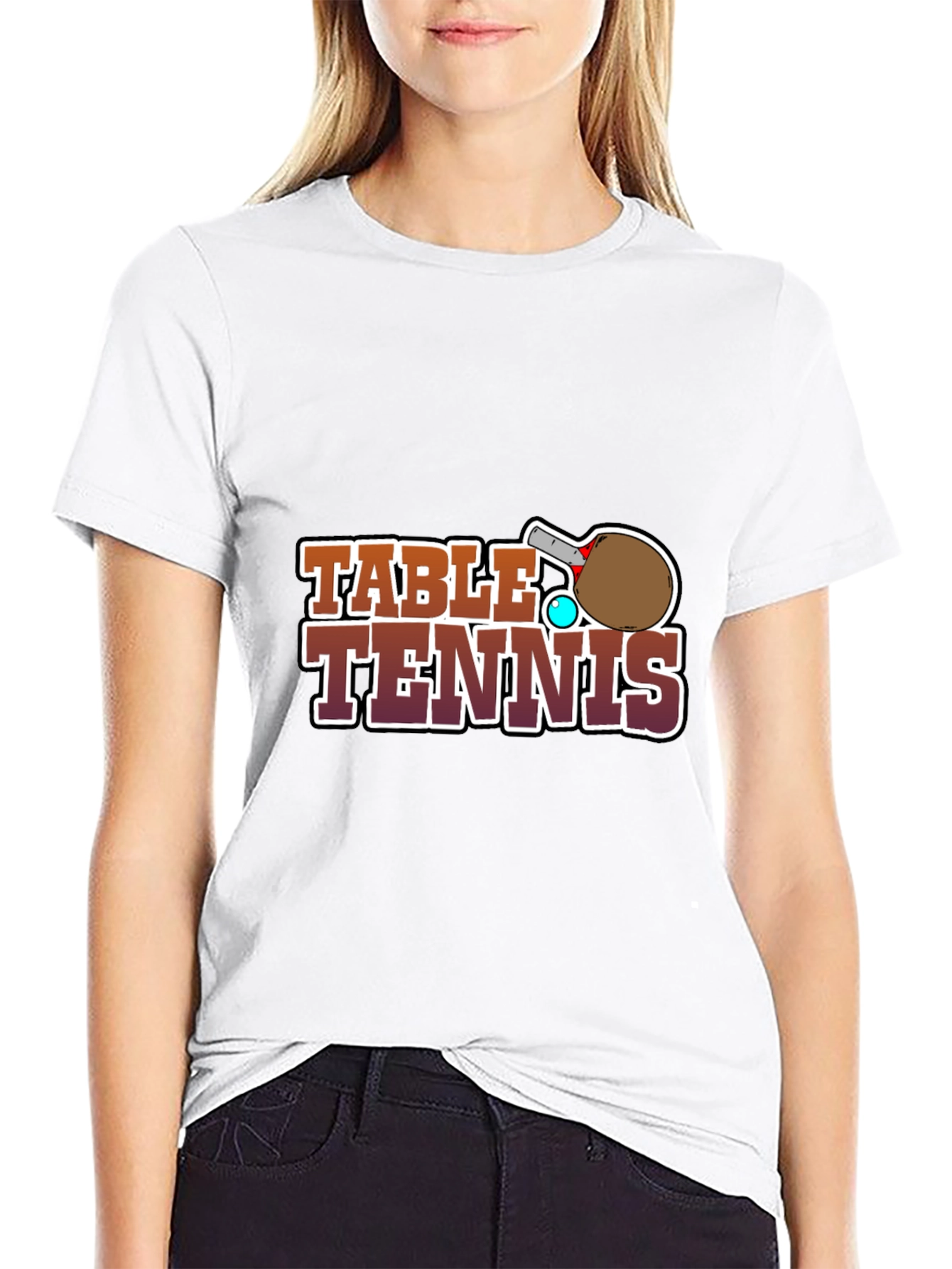 Table Tennis T-Shirt - Playful Design