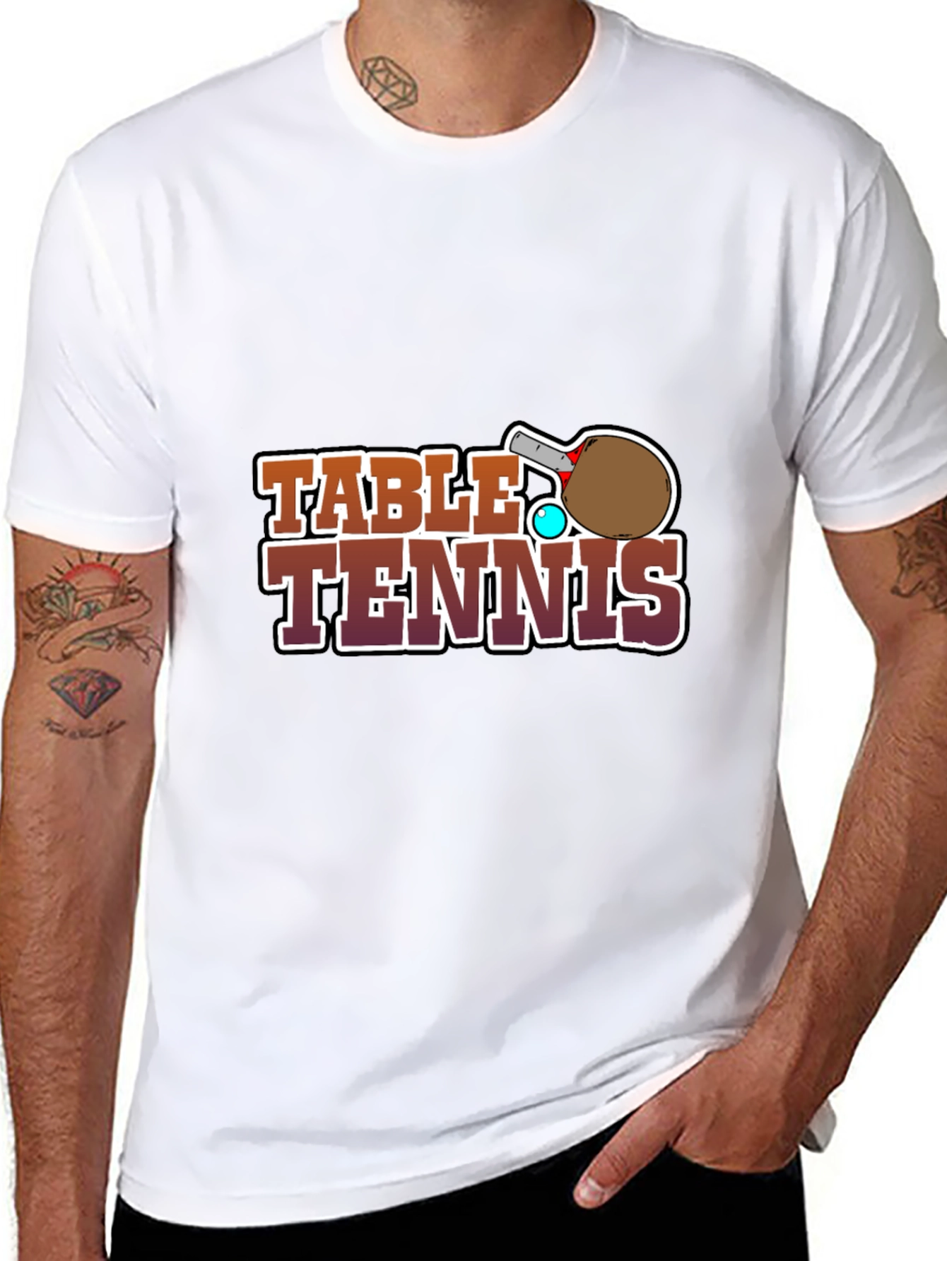Table Tennis T-Shirt - Playful Design