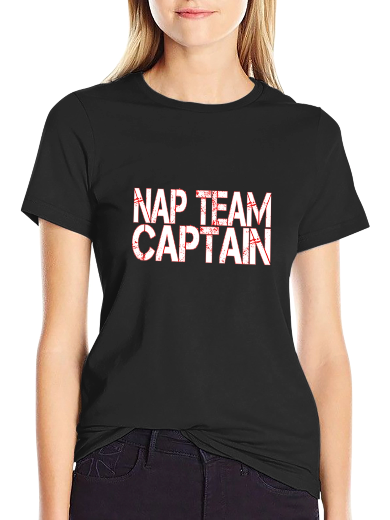 Nap Team Captain Black Graphic Tee