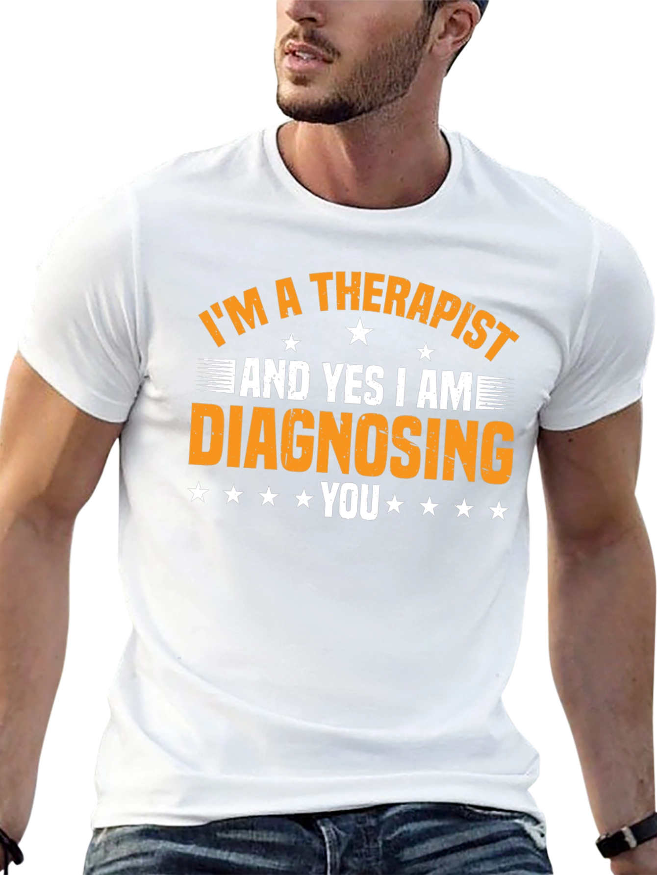 Therapist Diagnosing Funny Graphic Tee
