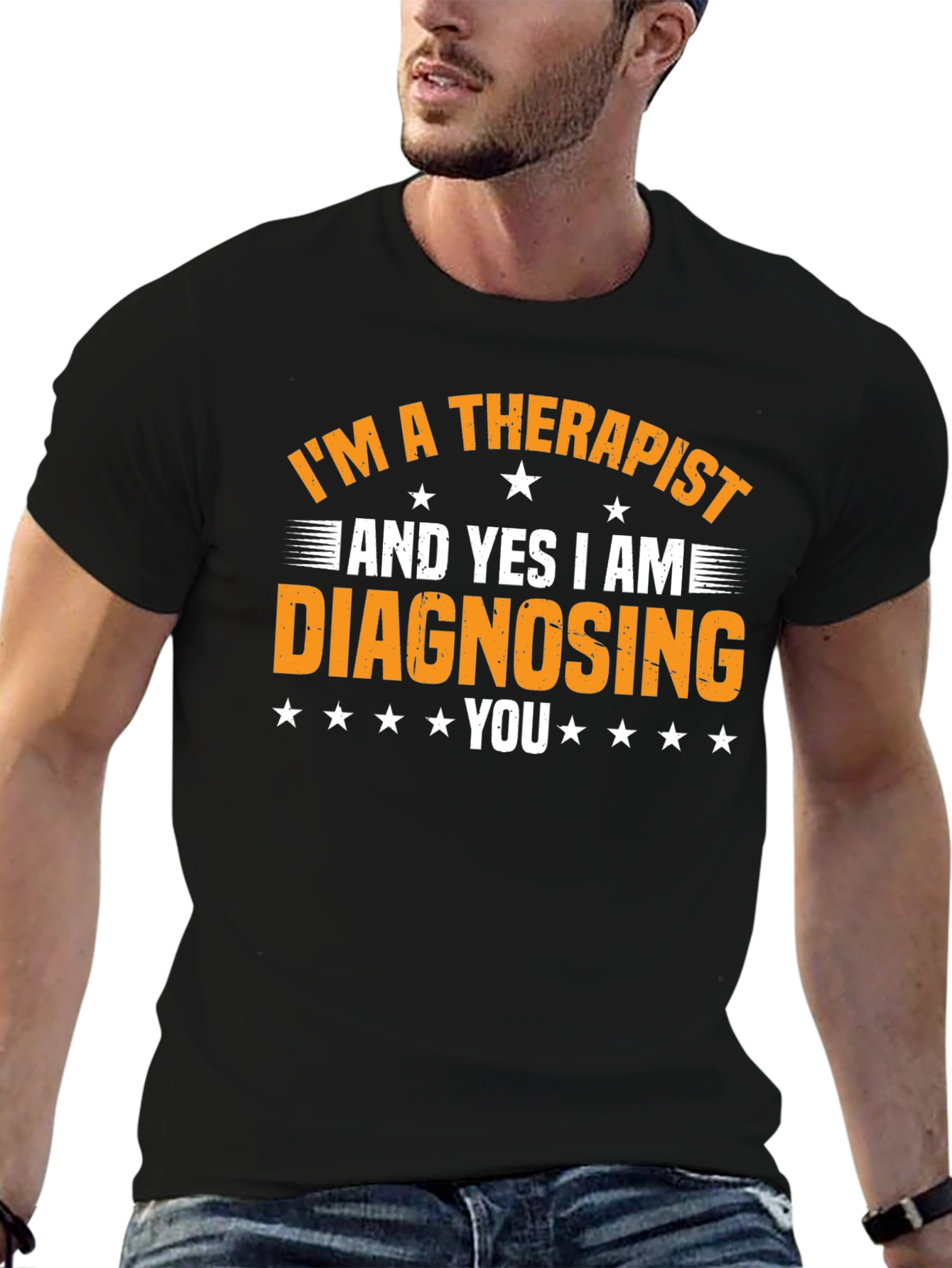 Therapist Diagnosing Funny Graphic Tee