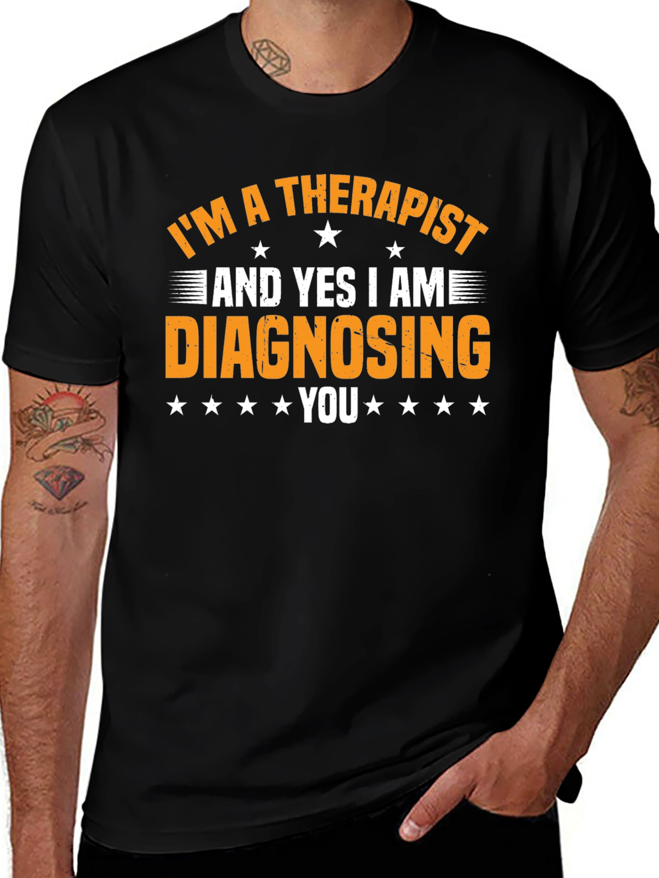 Therapist Diagnosing Funny Graphic Tee