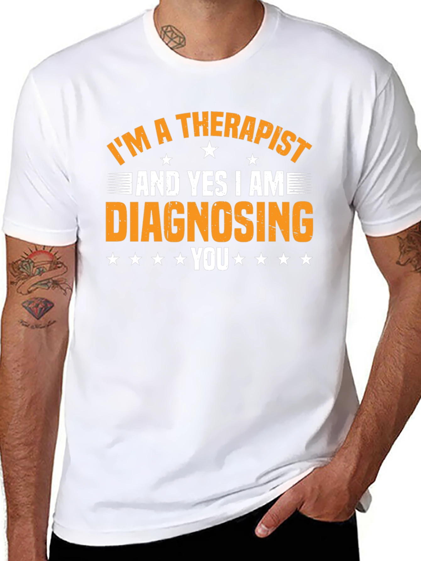 Therapist Diagnosing Funny Graphic Tee