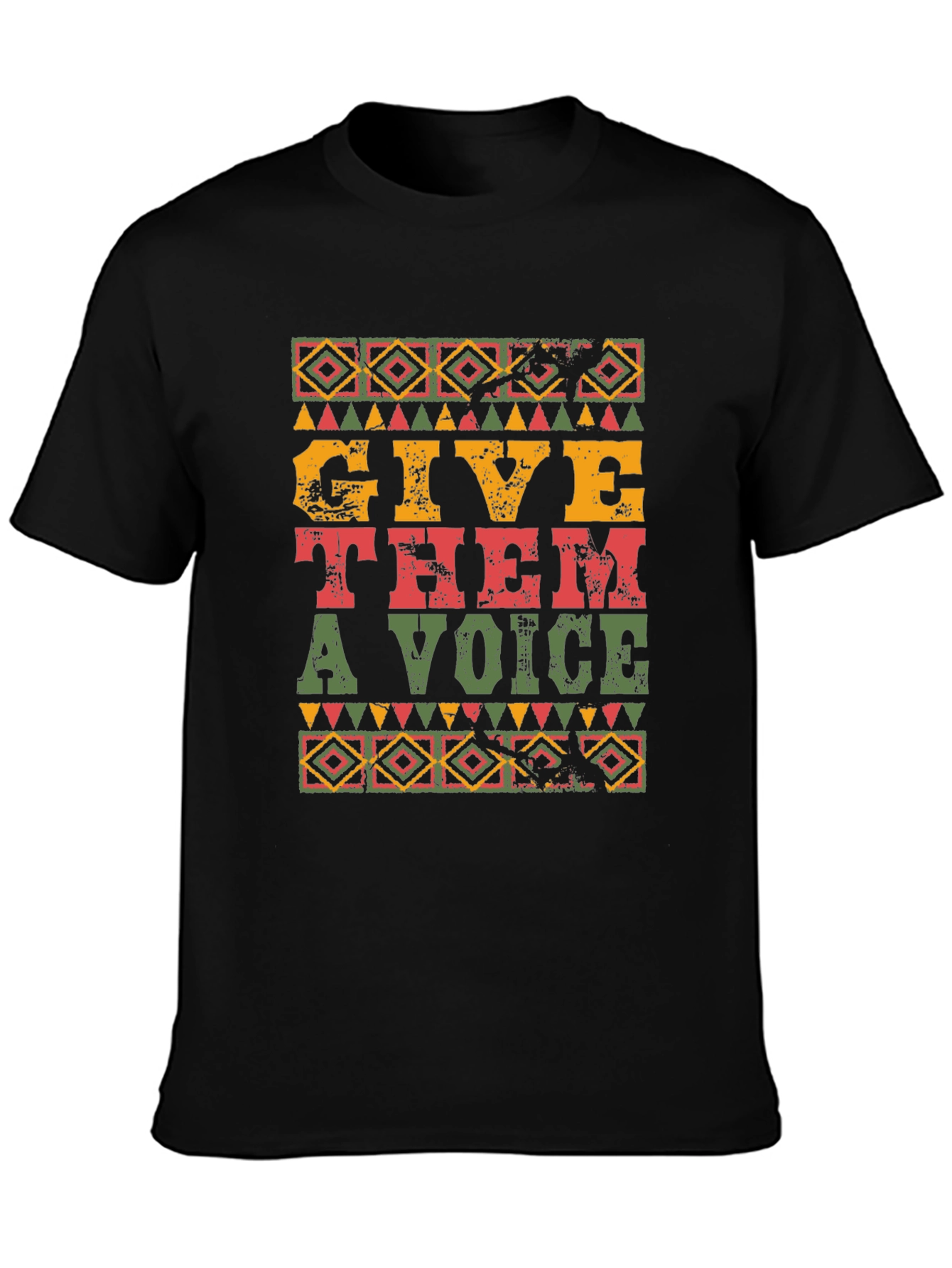 Give Them a Voice Black T-Shirt