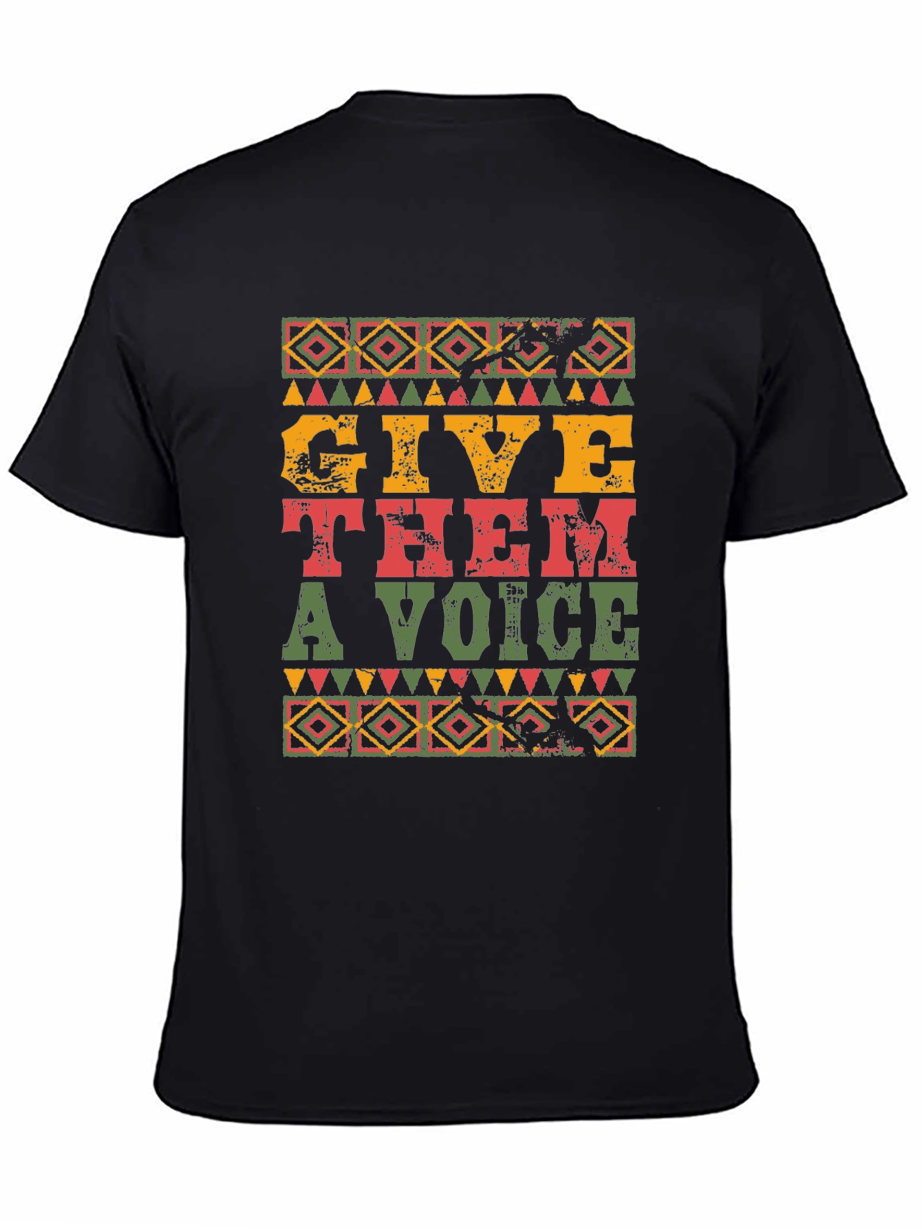 Give Them a Voice Black T-Shirt