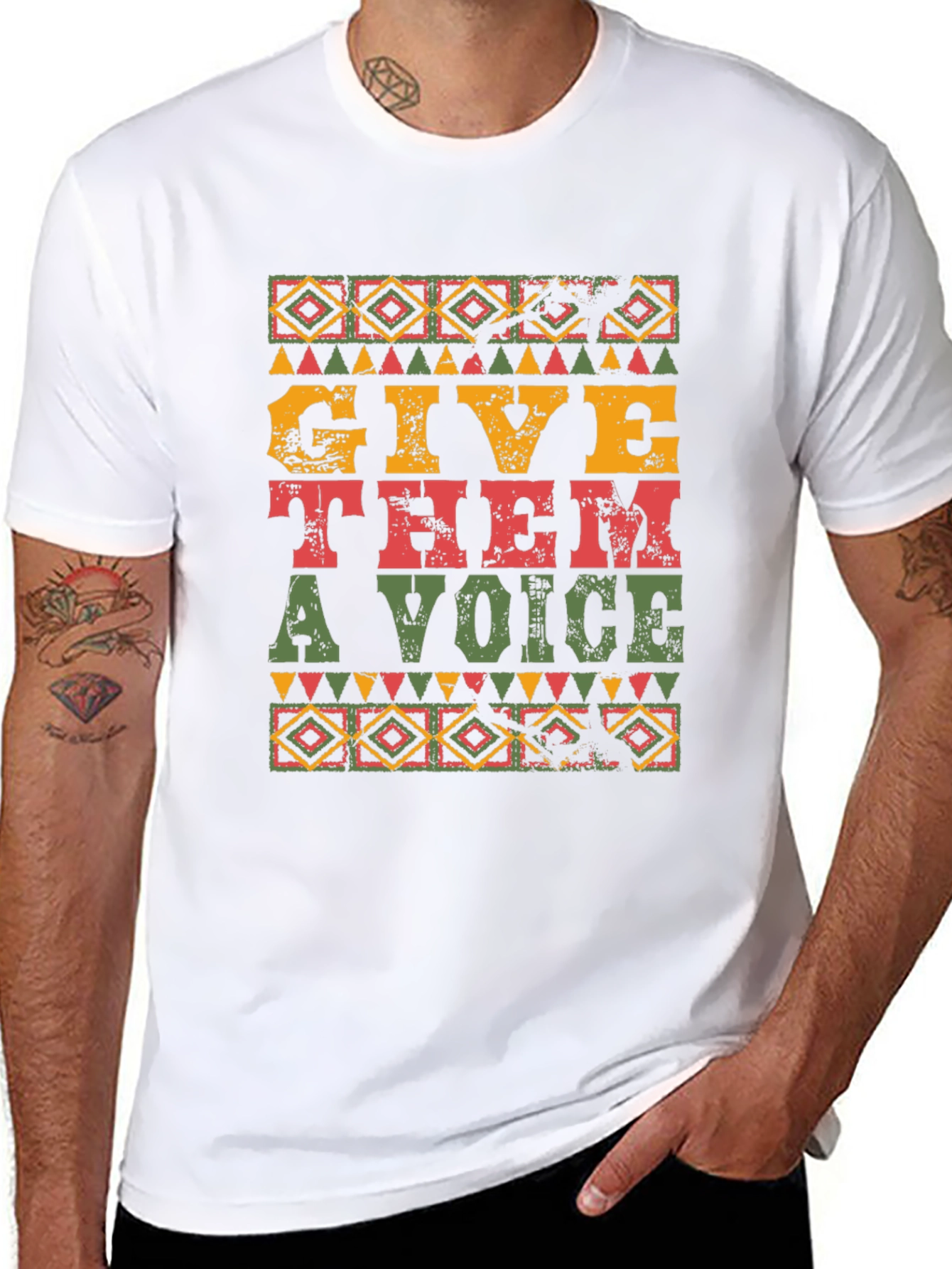 Give Them a Voice Black T-Shirt