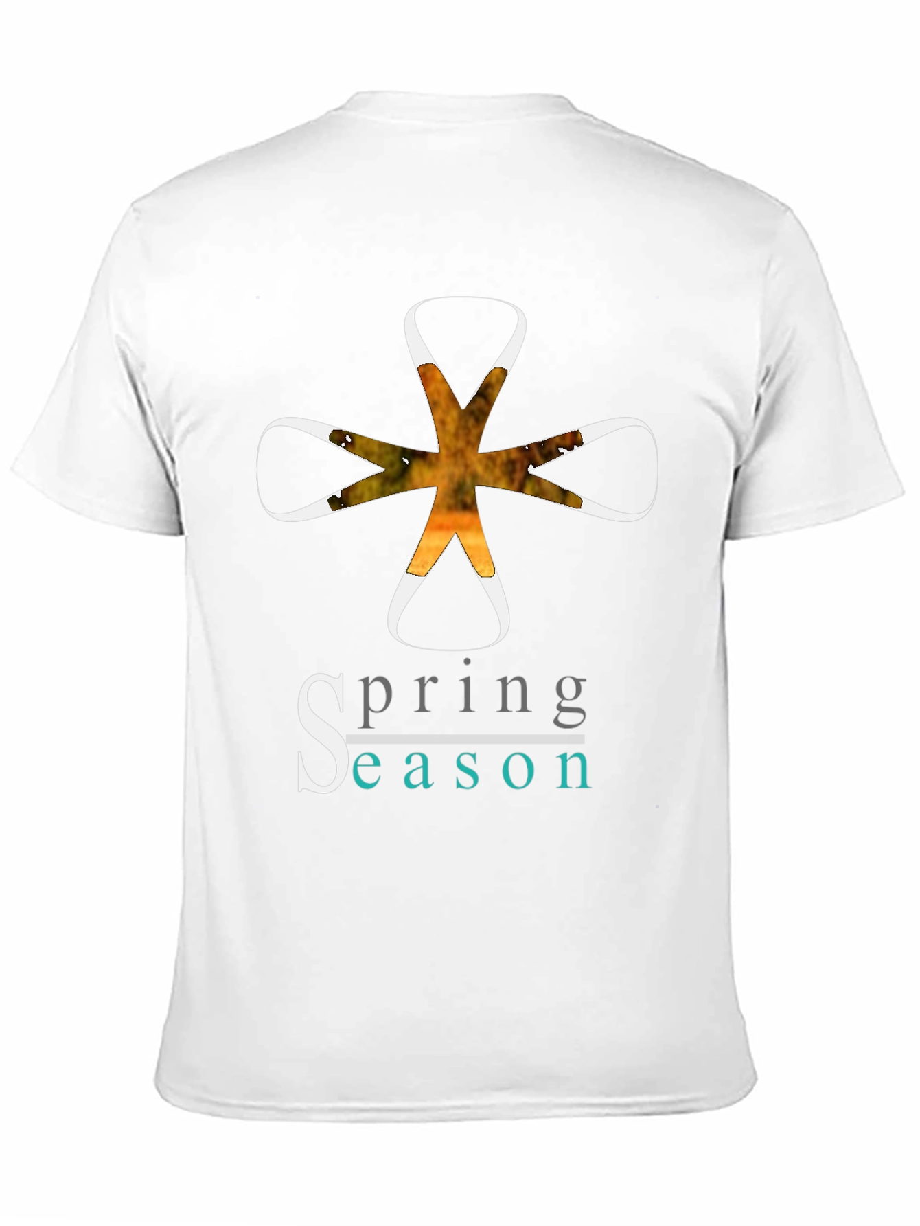Spring Season Graphic Tee - Stylish Mens Black T-Shirt