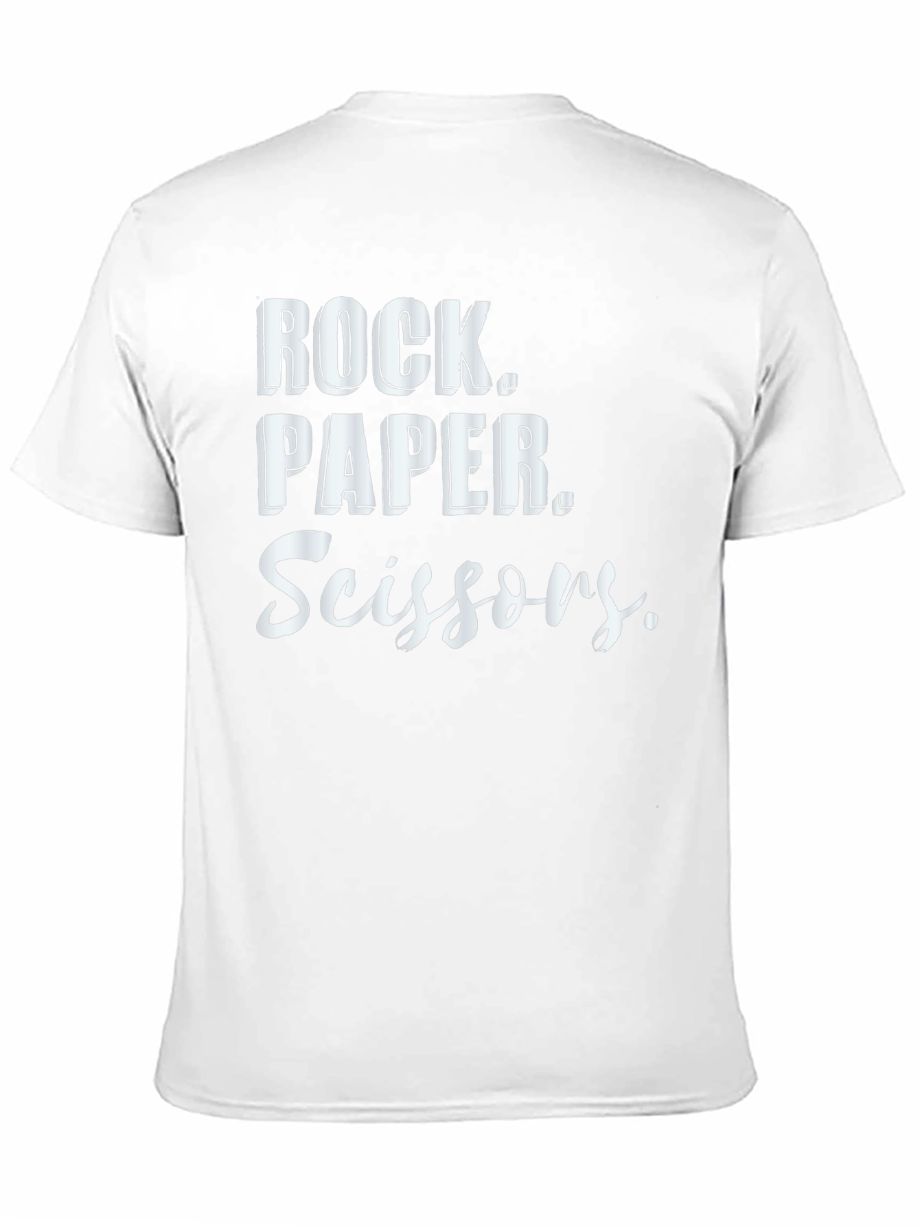 Rock Paper Scissors Graphic T-Shirt