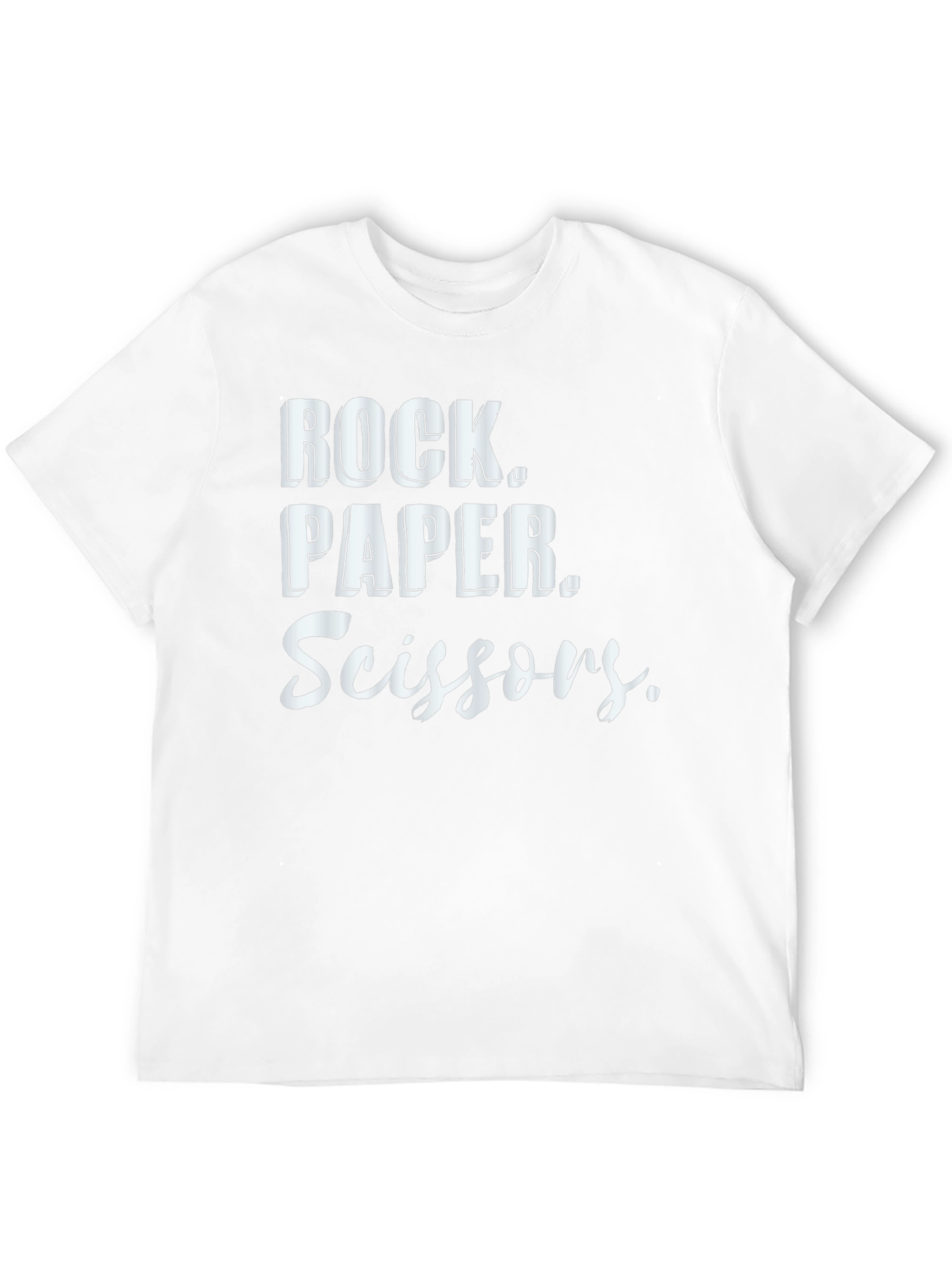 Rock Paper Scissors Graphic T-Shirt