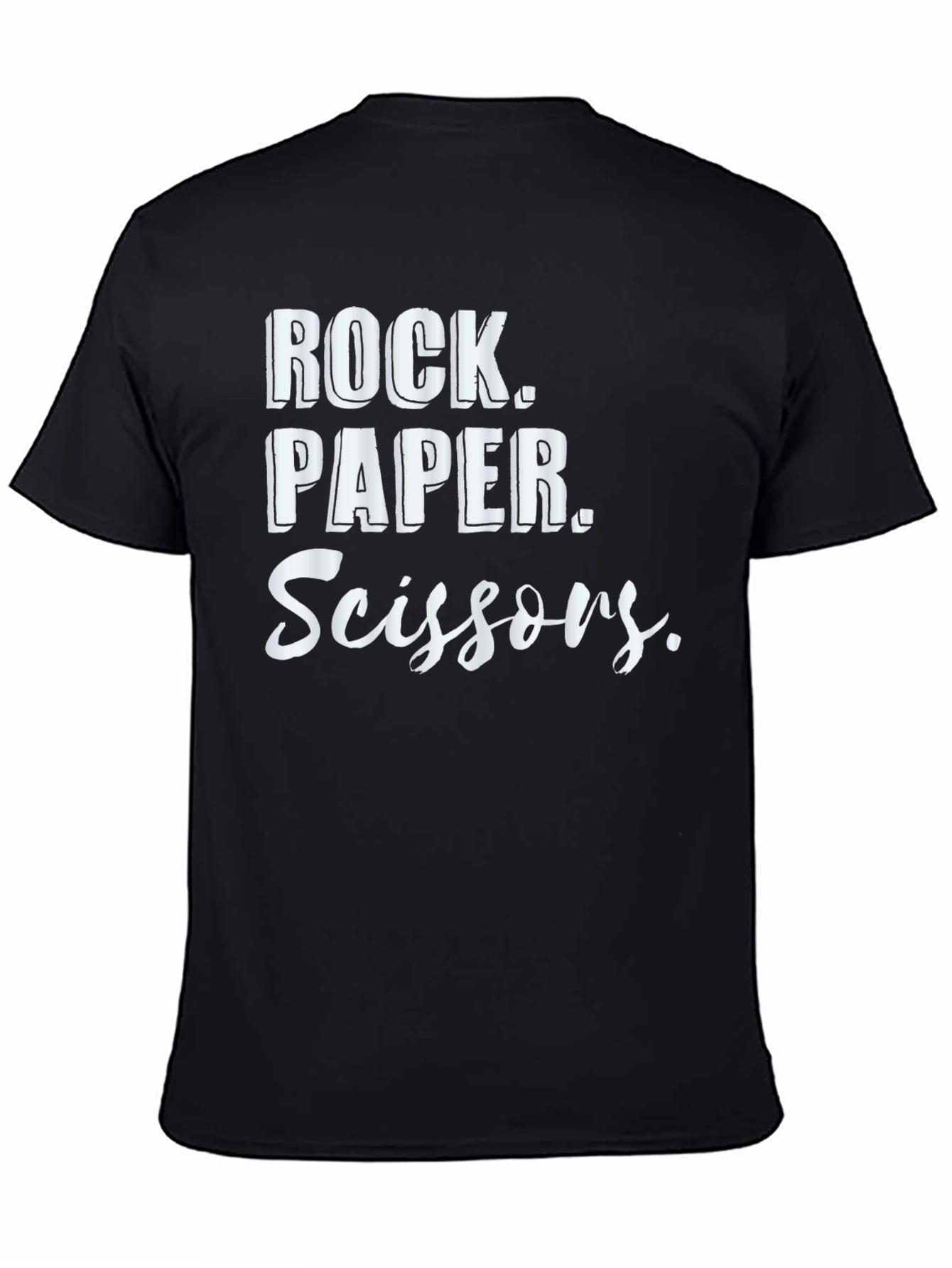 Rock Paper Scissors Graphic T-Shirt