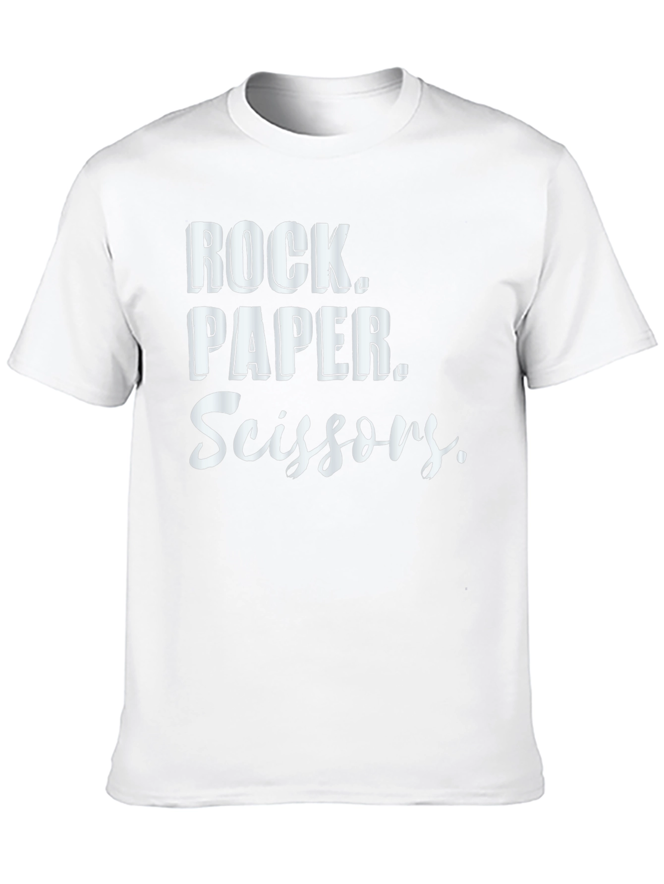 Rock Paper Scissors Graphic T-Shirt