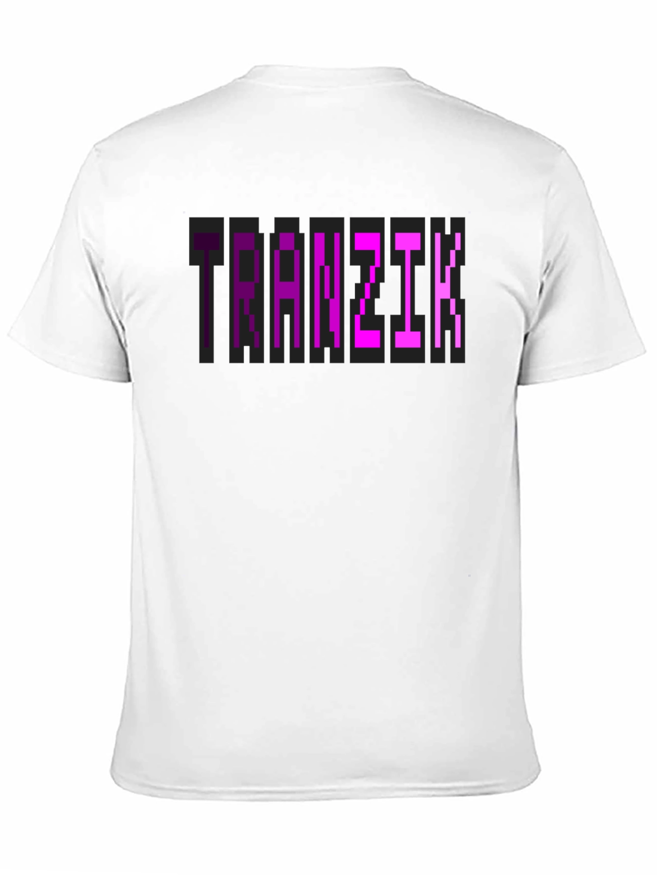 Tranzit Pixel Graphic Black T-Shirt
