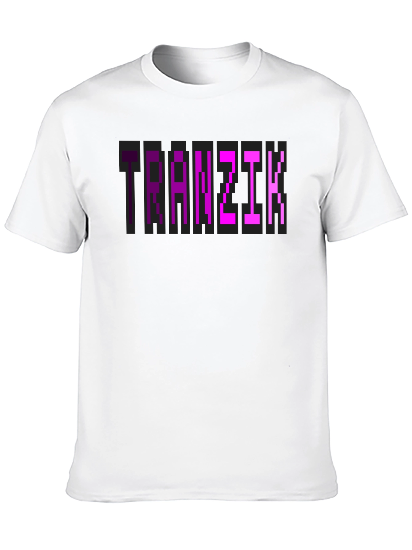 Tranzit Pixel Graphic Black T-Shirt