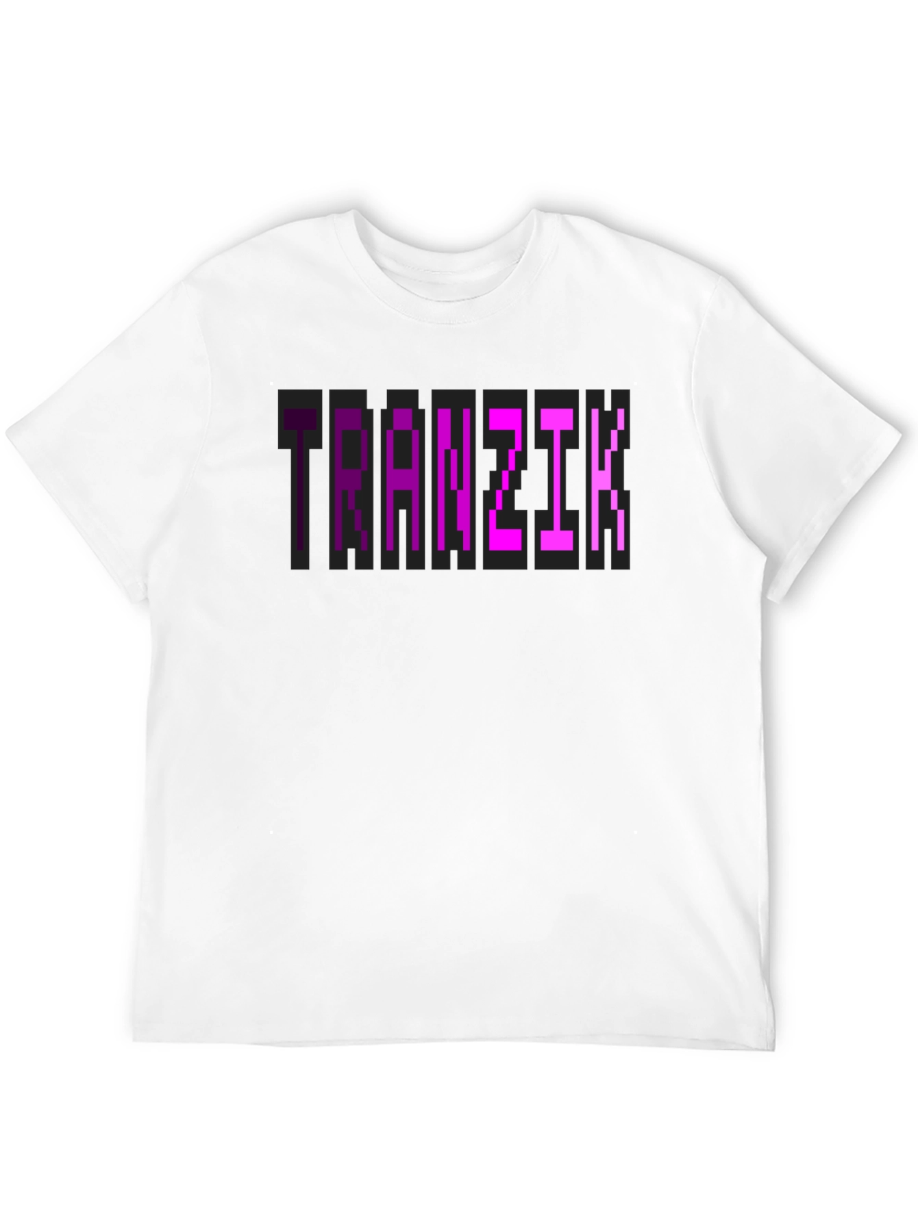 Tranzit Pixel Graphic Black T-Shirt