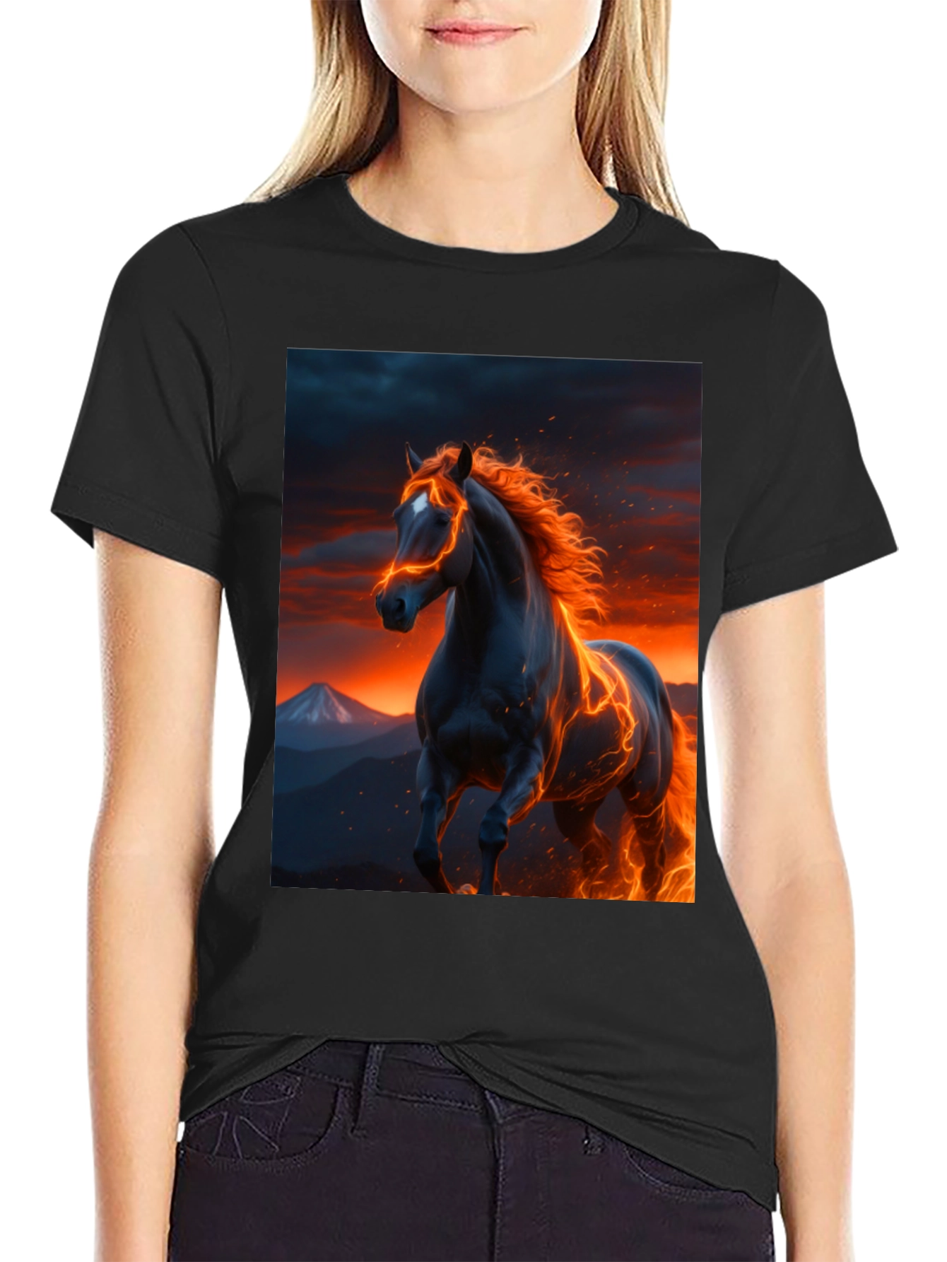 Fire Horse Graphic Tee