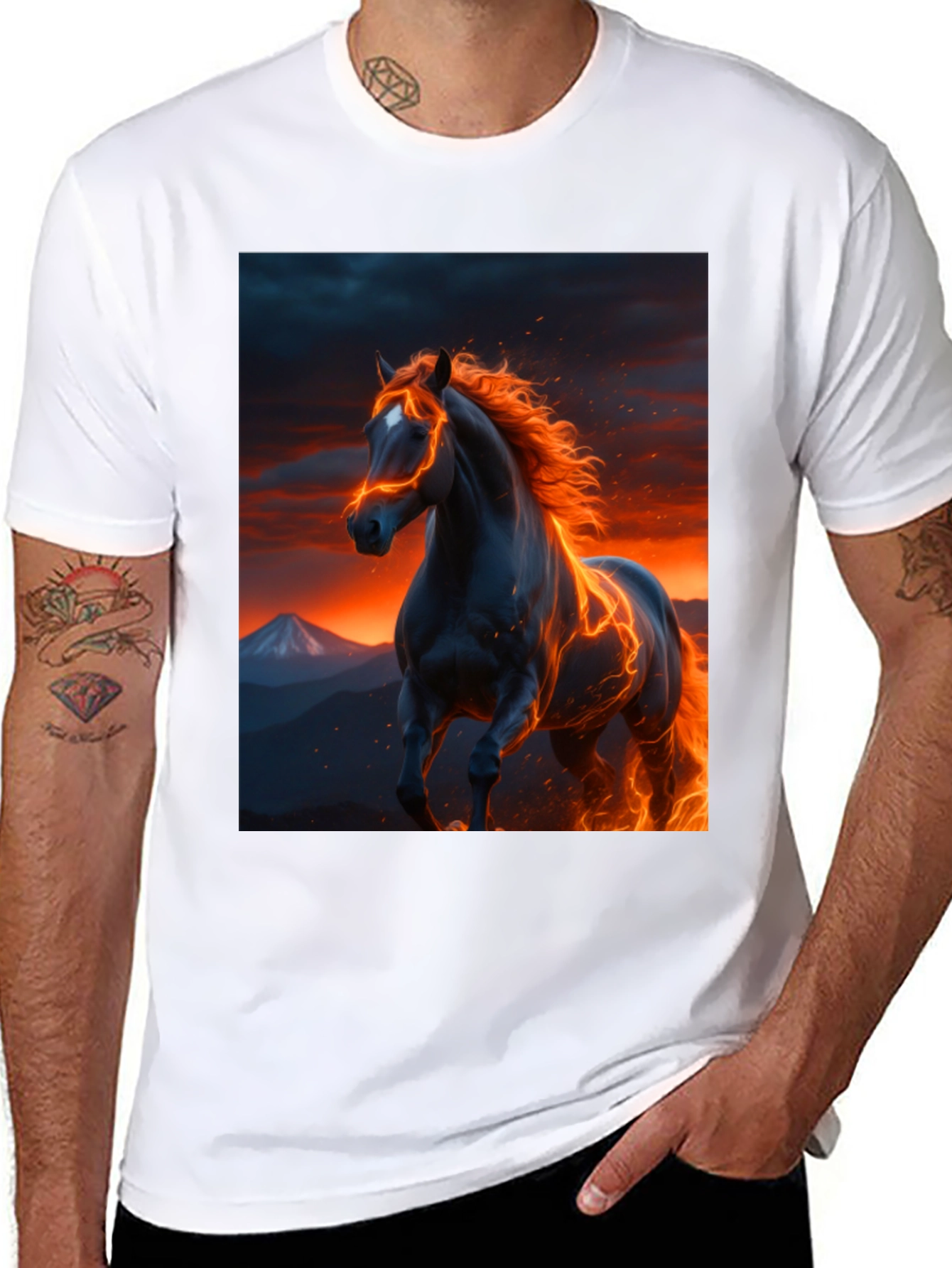 Fire Horse Graphic Tee