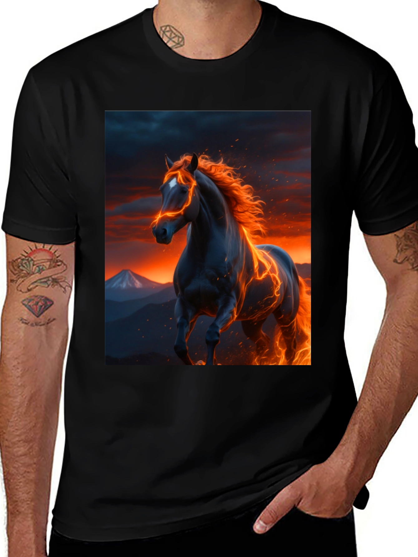 Fire Horse Graphic Tee