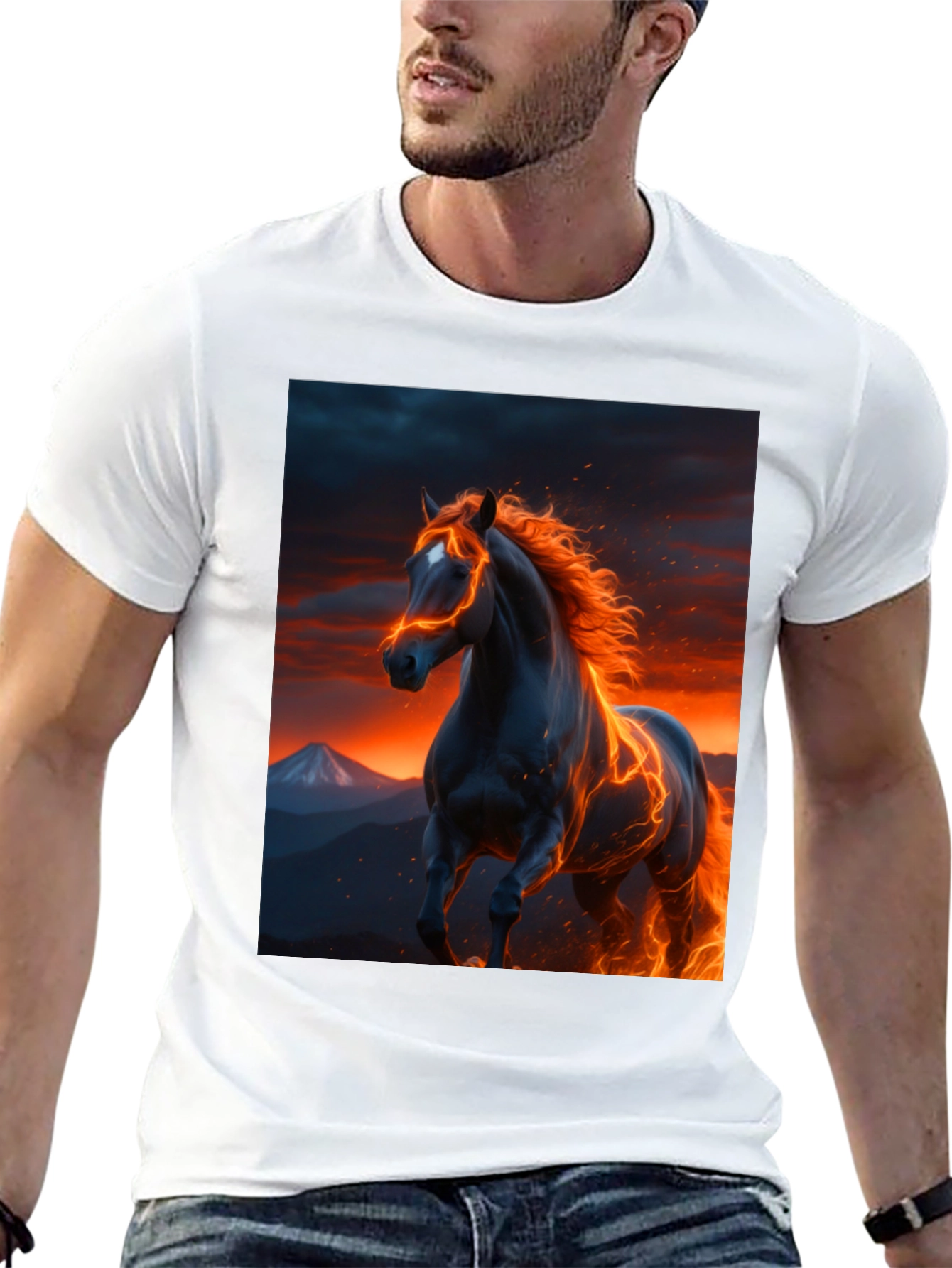 Fire Horse Graphic Tee