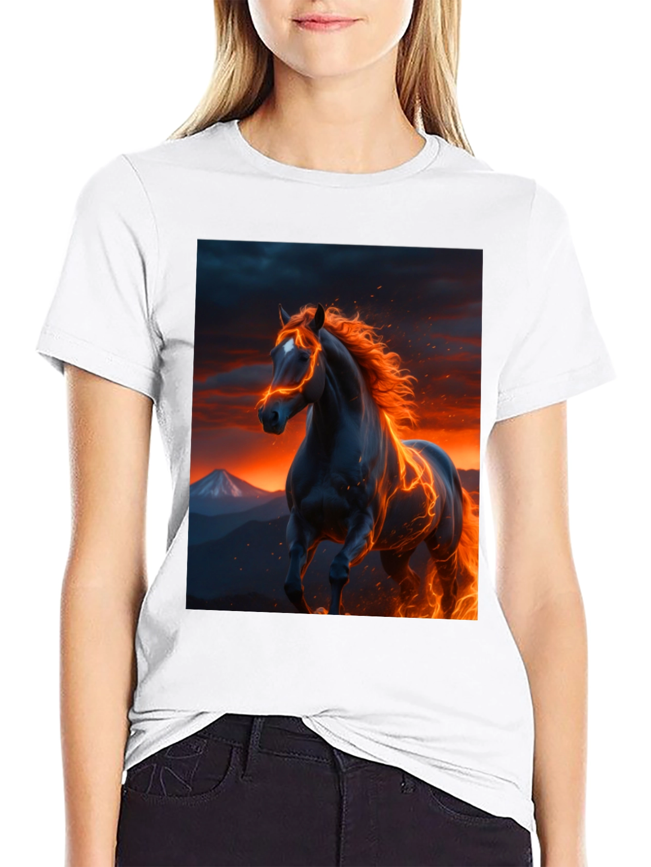 Fire Horse Graphic Tee