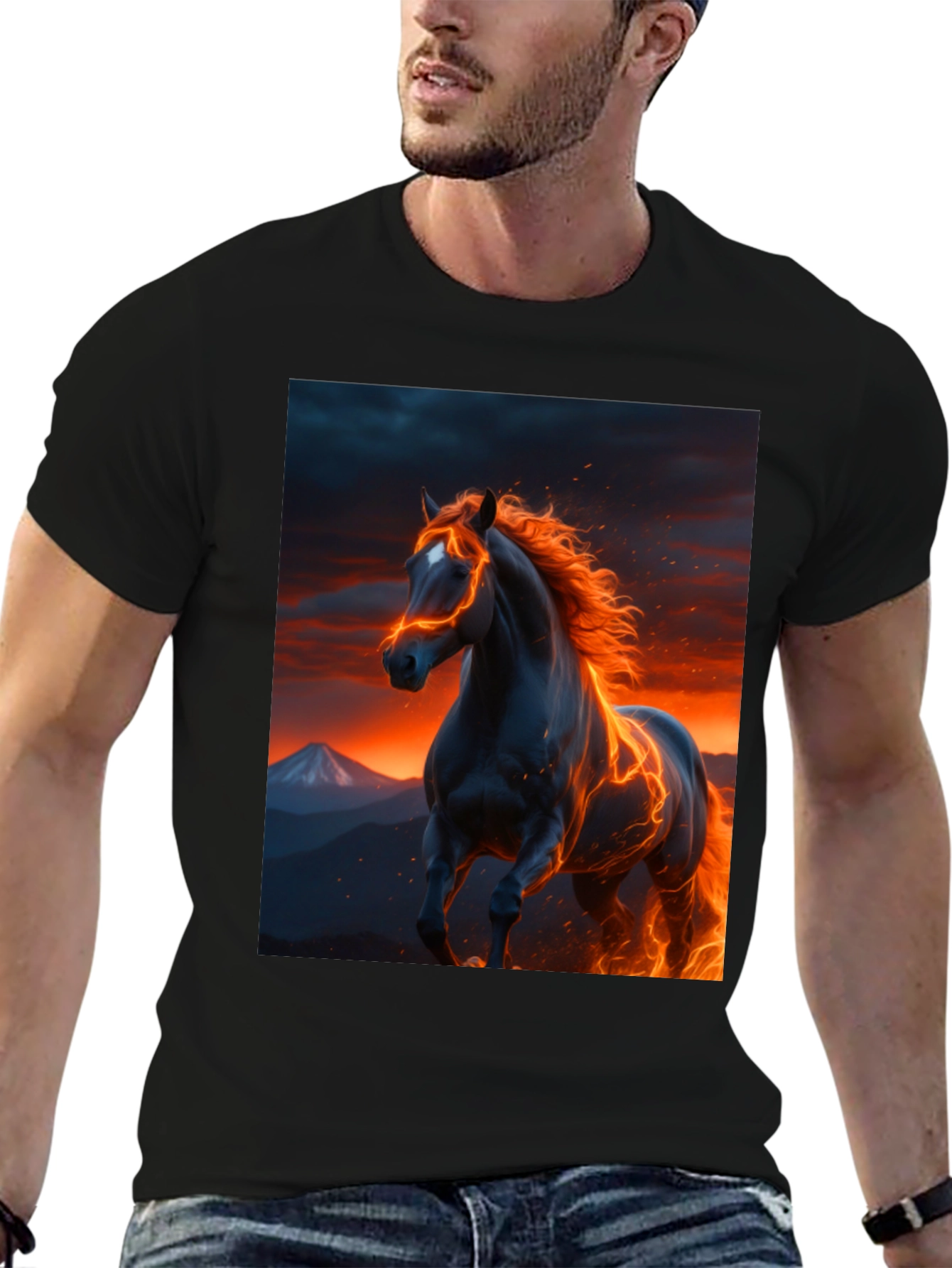 Fire Horse Graphic Tee
