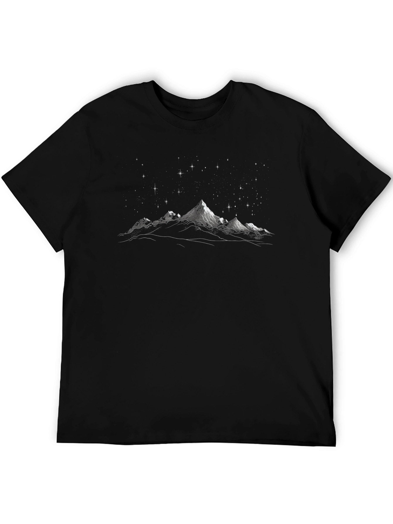 Black Mountain Starry Night T-Shirt