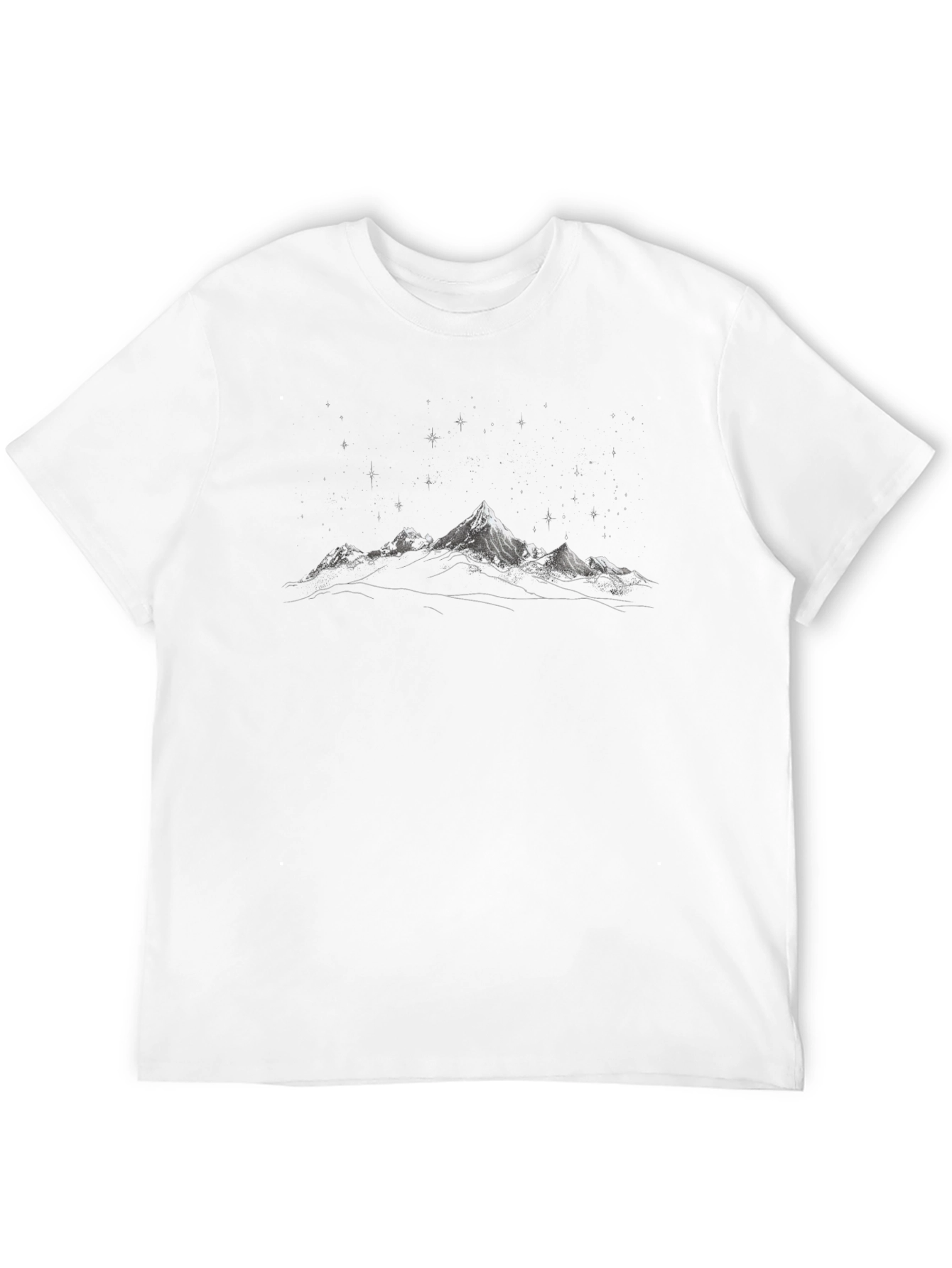 Black Mountain Starry Night T-Shirt