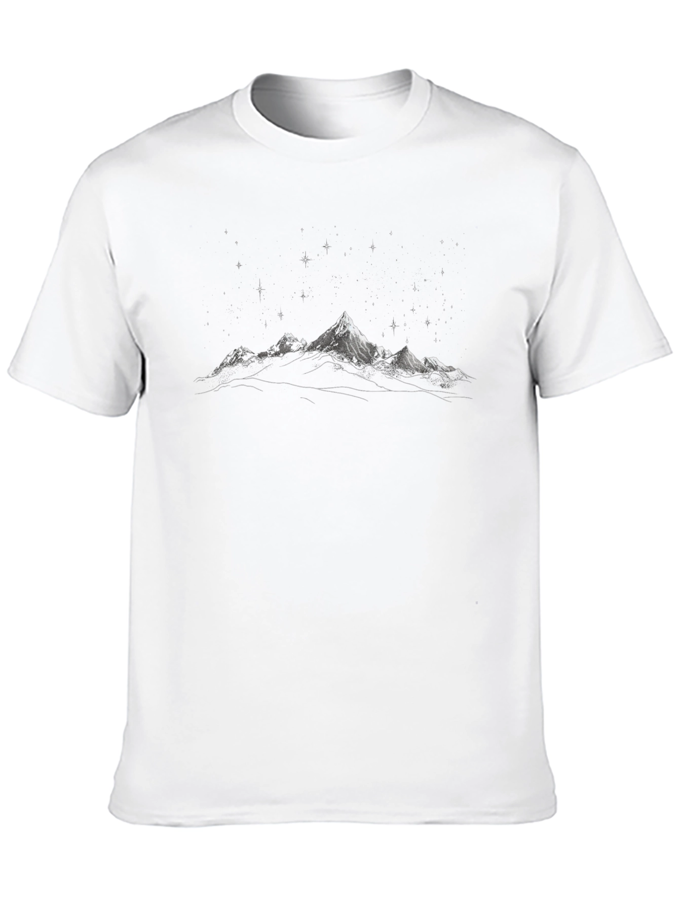 Black Mountain Starry Night T-Shirt