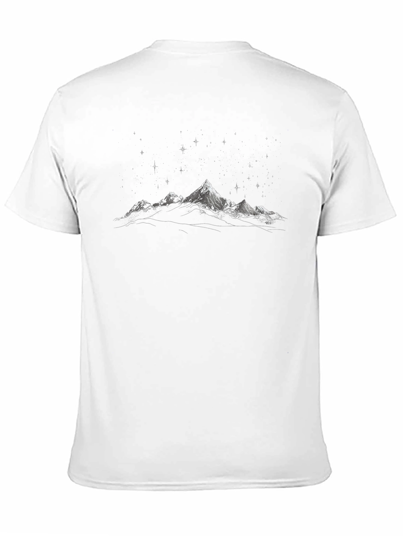 Black Mountain Starry Night T-Shirt