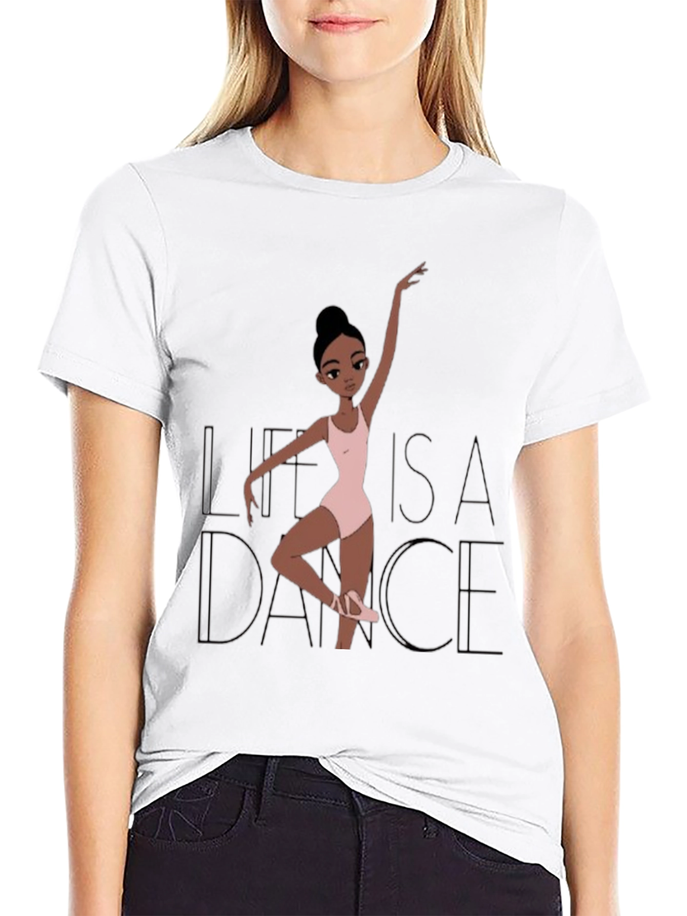 Life is a Dance T-Shirt - Ballerina Graphic Tee